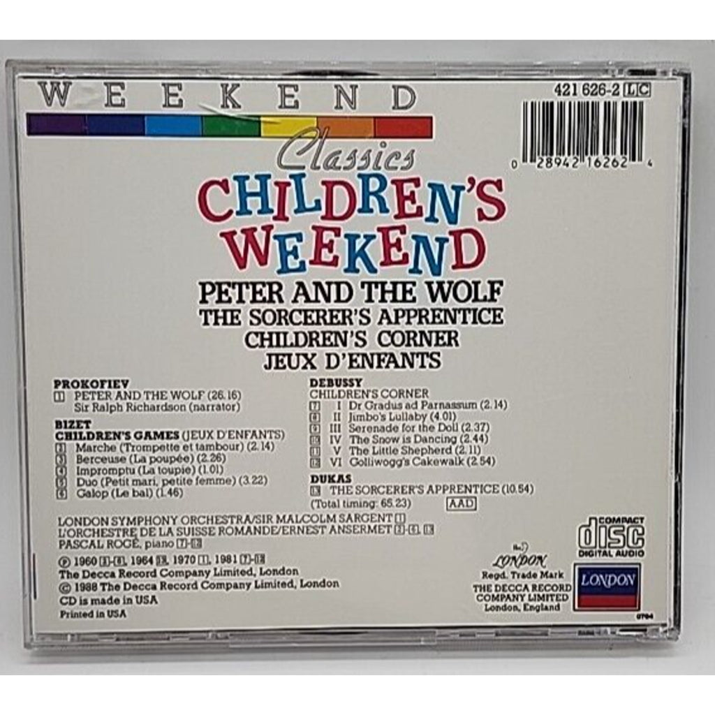Children’s Weekend; CD London Records 1988 London