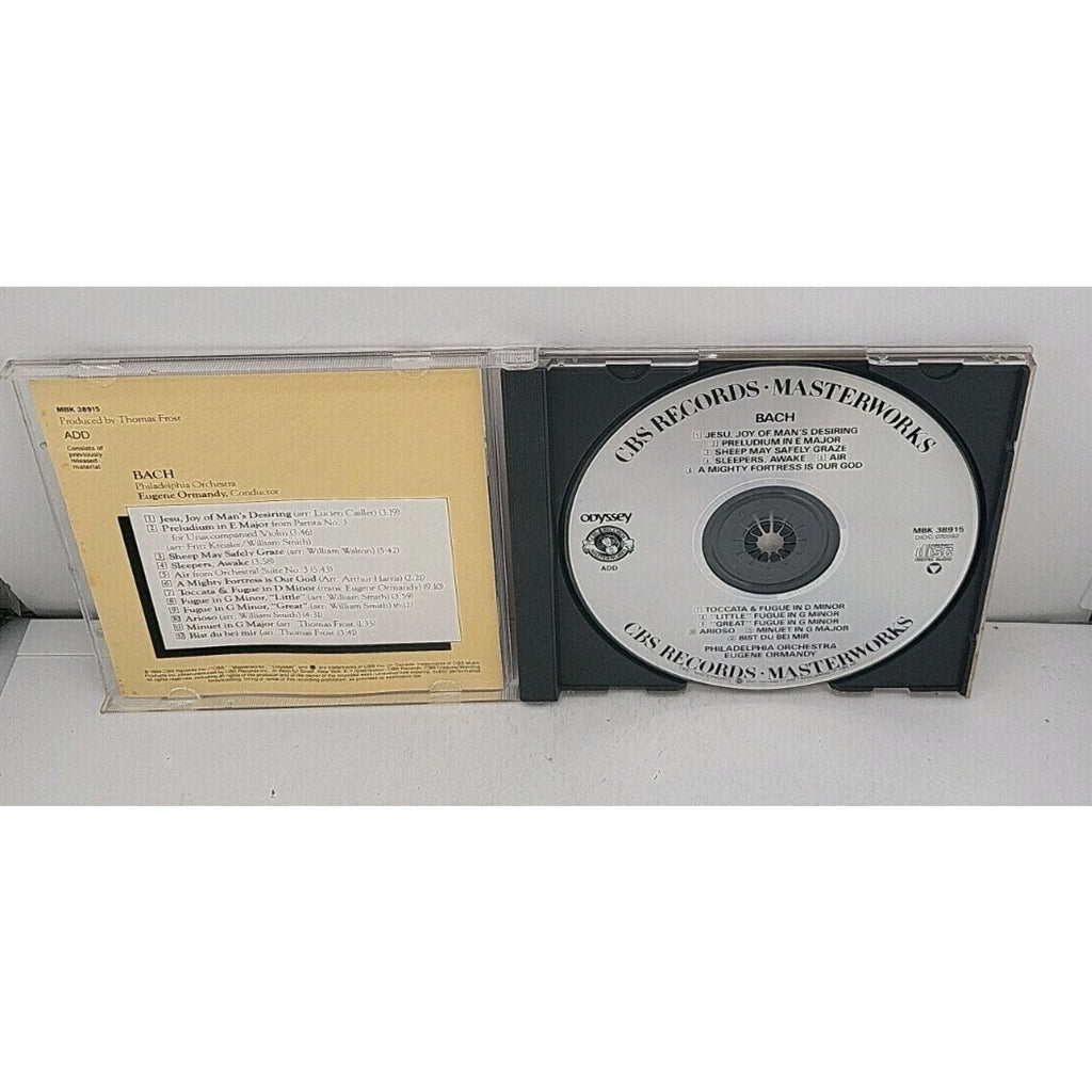 Bach Favorites - Ormandy (CD, 1989, CBS Odyssey)