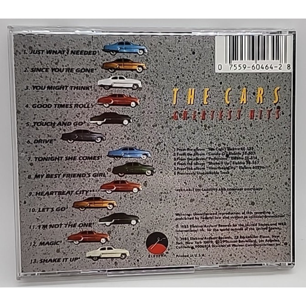 Greatest Hits by Cars (CD, 1985)