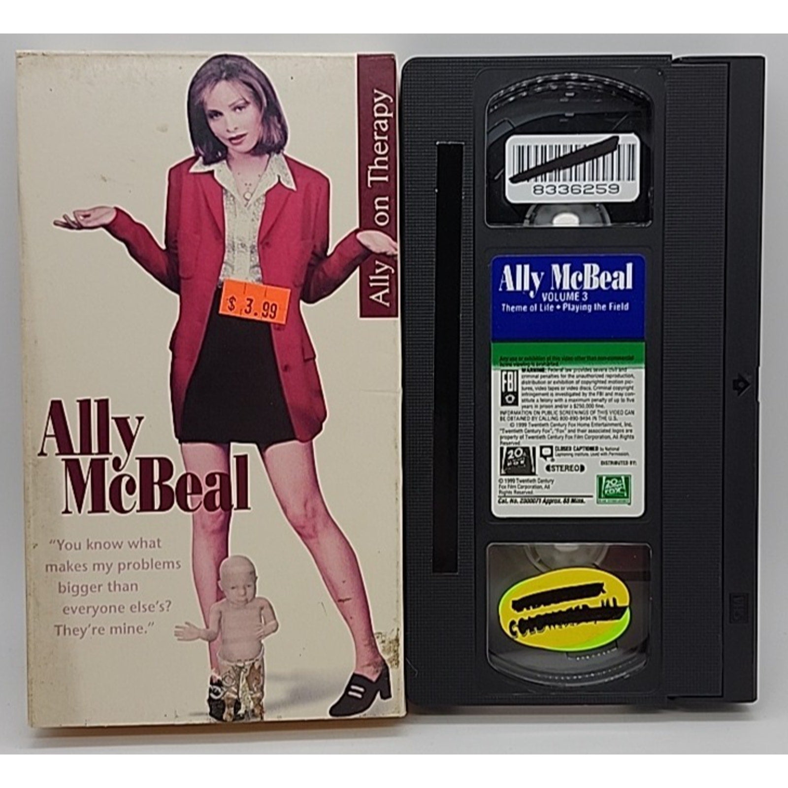Ally McBeal - Ally on Therapy: Theme of Life/ Playing the Field (VHS, 2000)
