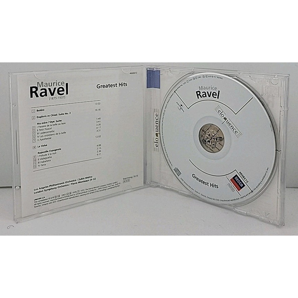 Maurice Ravel - Greatest Hits CD