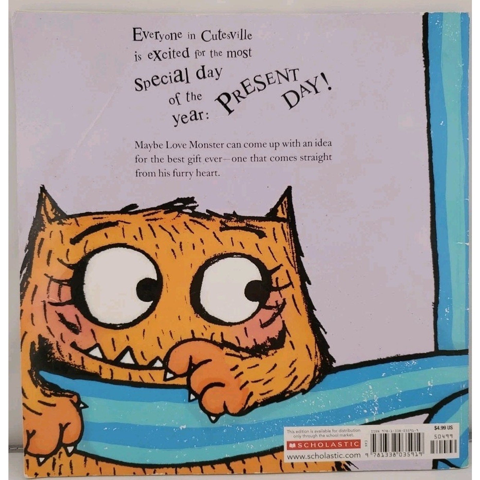 Love Monster and the Perfect Present by Rachel Bright (2014, Picture Book)