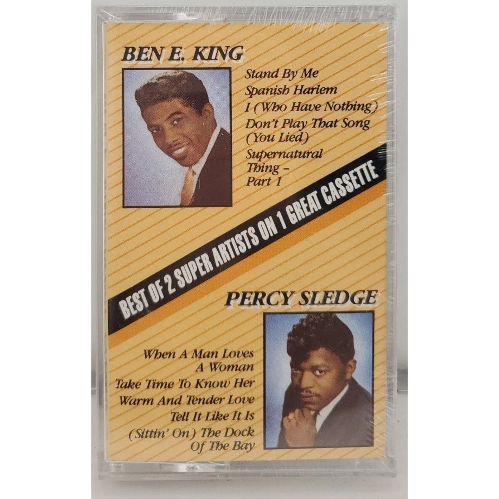 Ben E. King & Percy Sledge by Ben E. King (Cassette, 1989, Dominion) *Brand New*