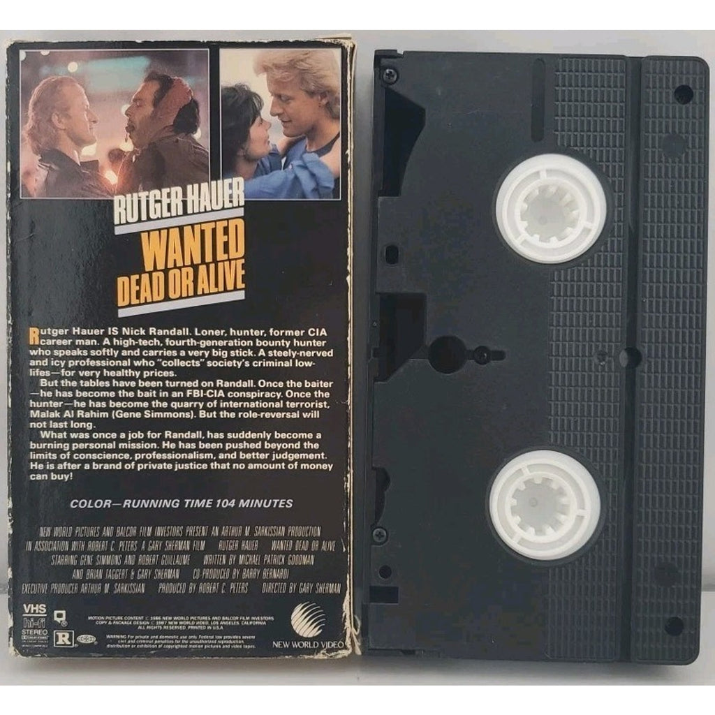 Wanted Dead Or Alive (VHS, 1986)