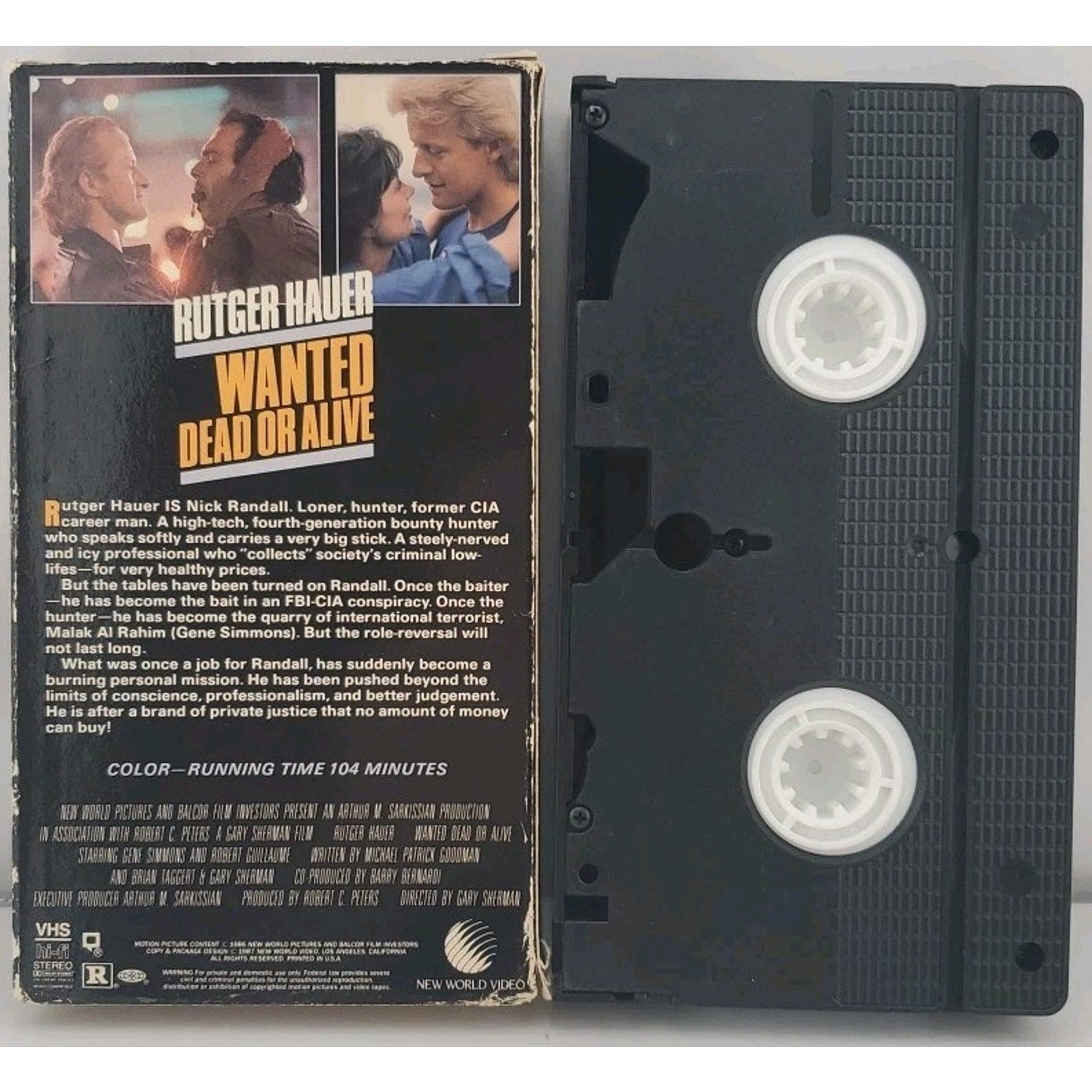 Wanted Dead Or Alive (VHS, 1986)