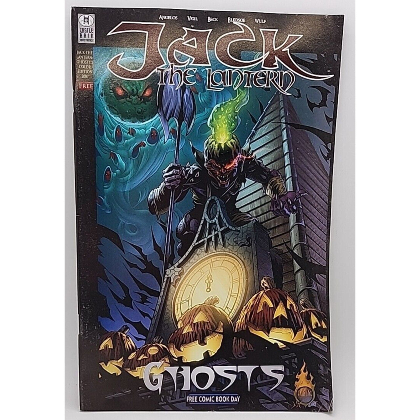 Jack the Lantern Ghosts Free Comic Book Day 2007 Castle Rain FCBD