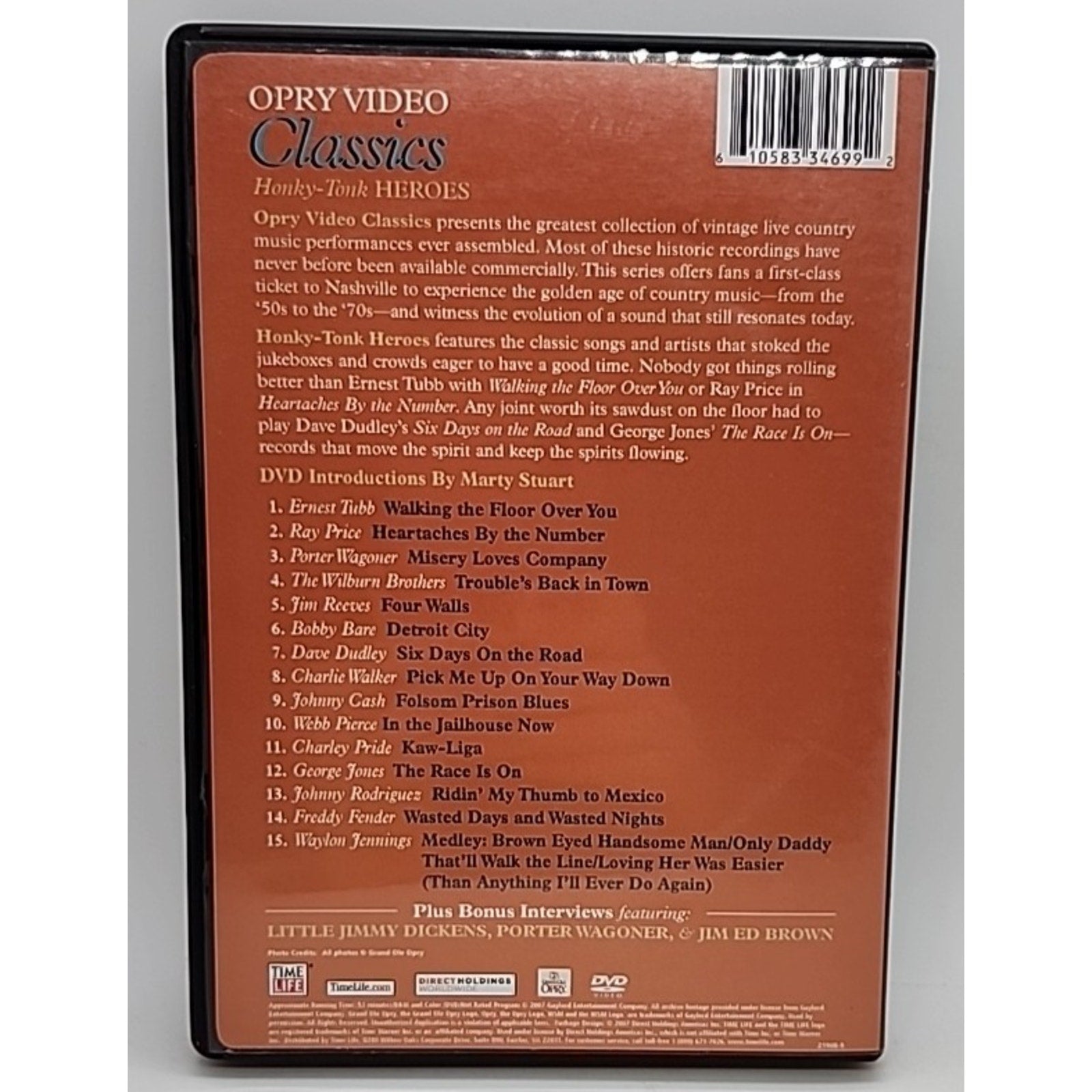 Opry Video Classics Honky-Tonk Heroes (2007, DVD)