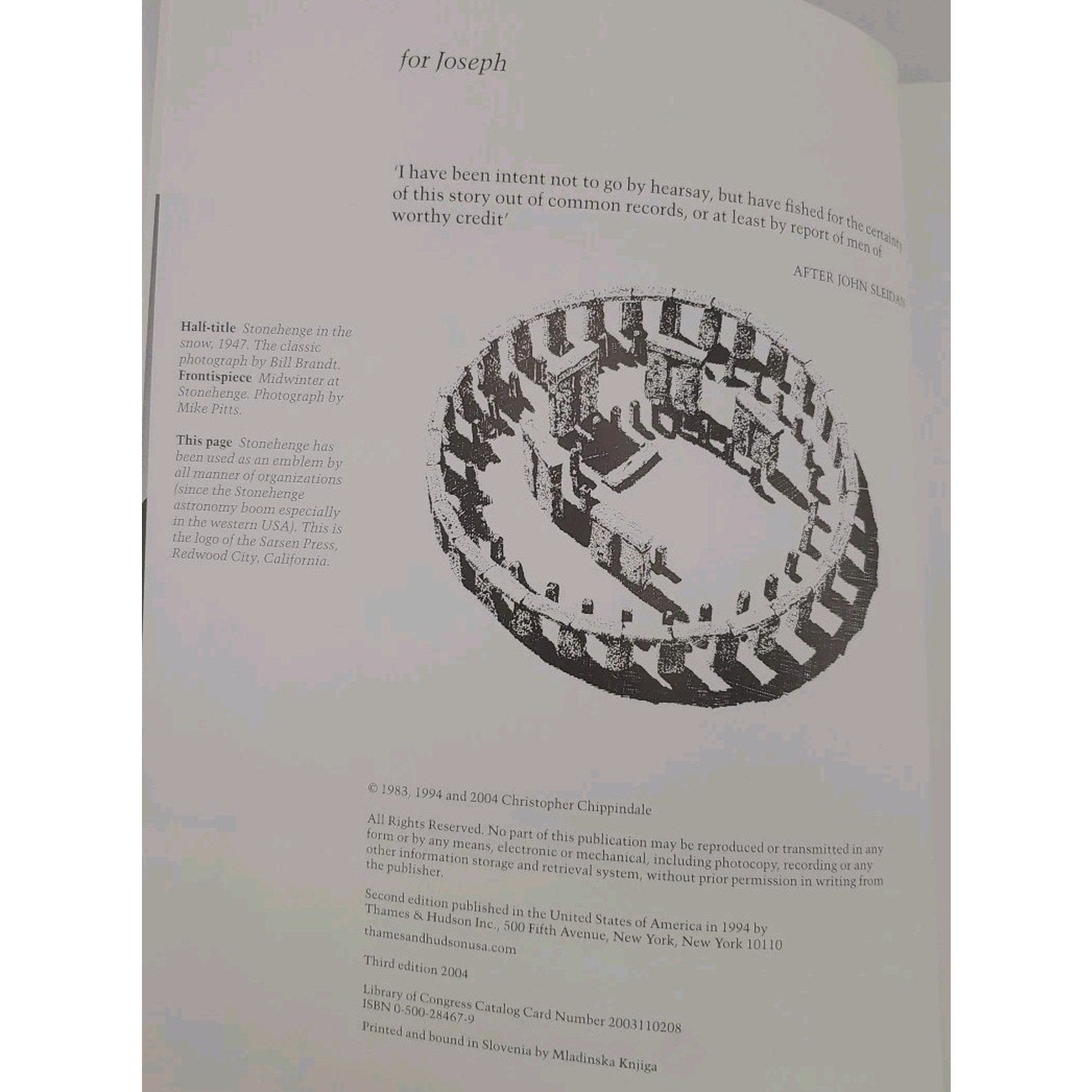 Stonehenge Complete (Third Edition) by Christopher Chippindale (2004, Trade...