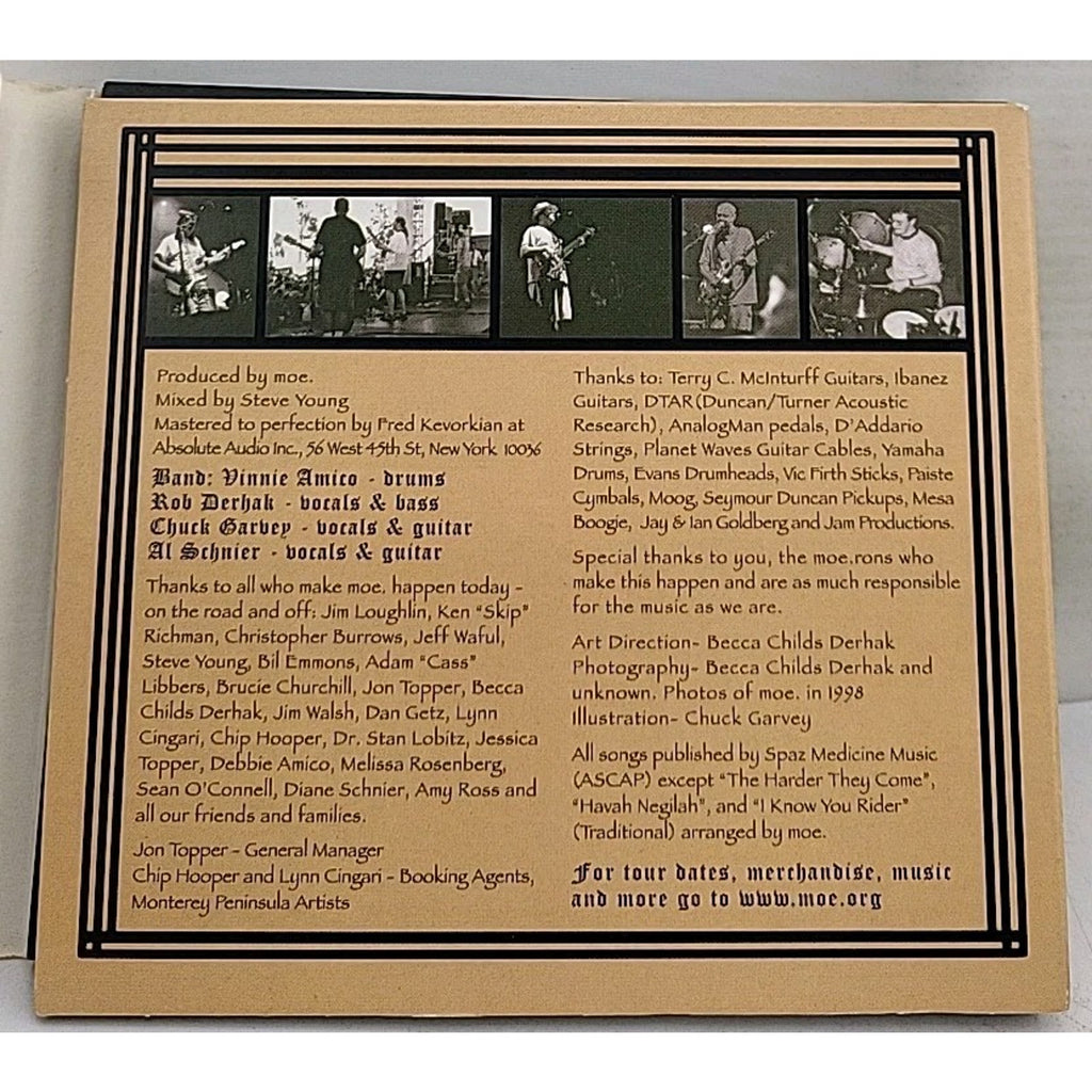 Warts & All 4 by Moe. (CD, 2005)