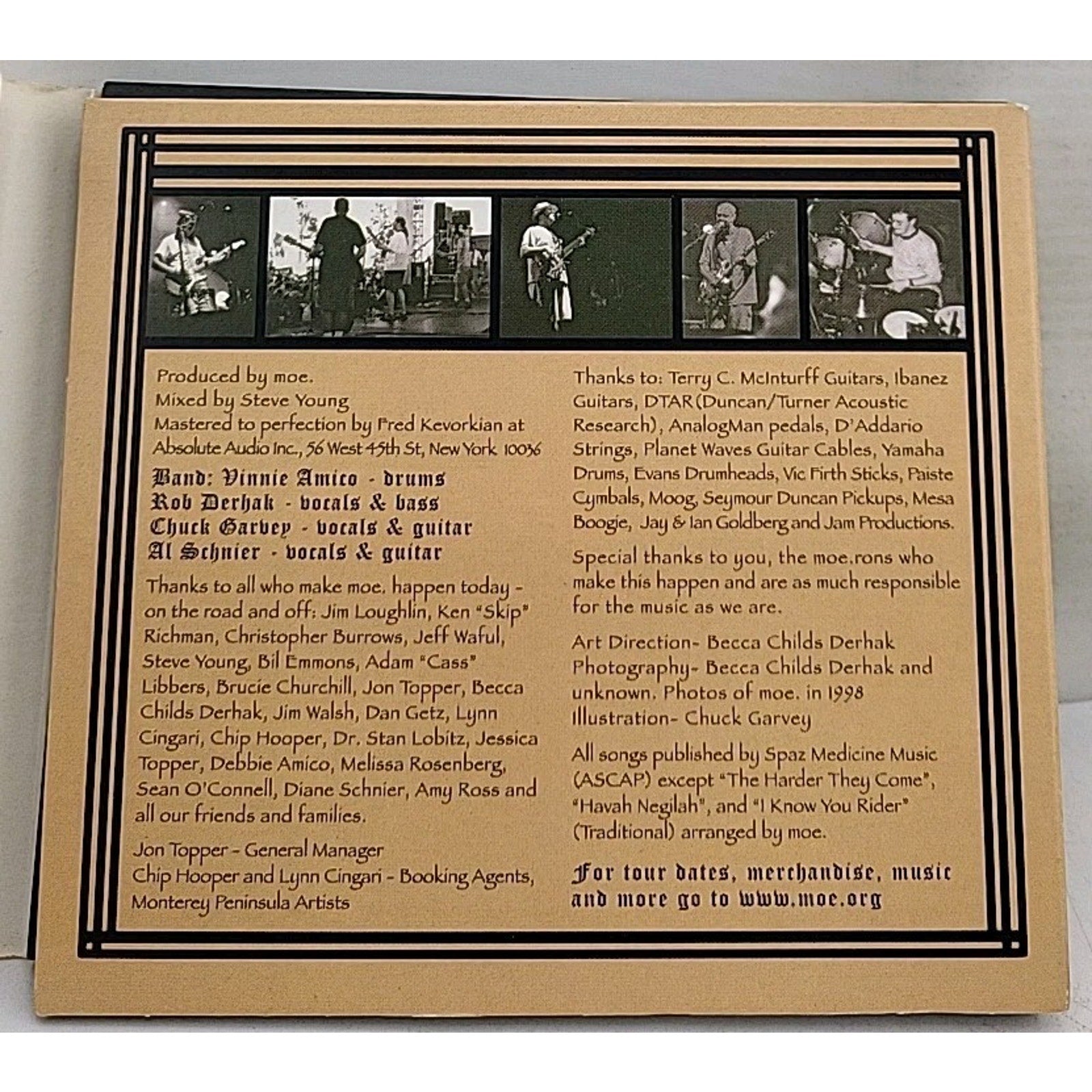 Warts & All 4 by Moe. (CD, 2005)