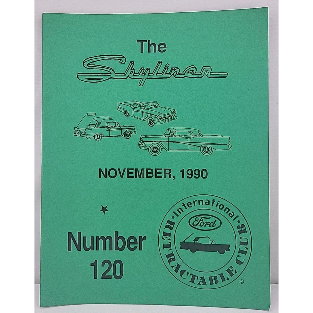 The Skyliner - International Retractable Club - November 1990 Number 120