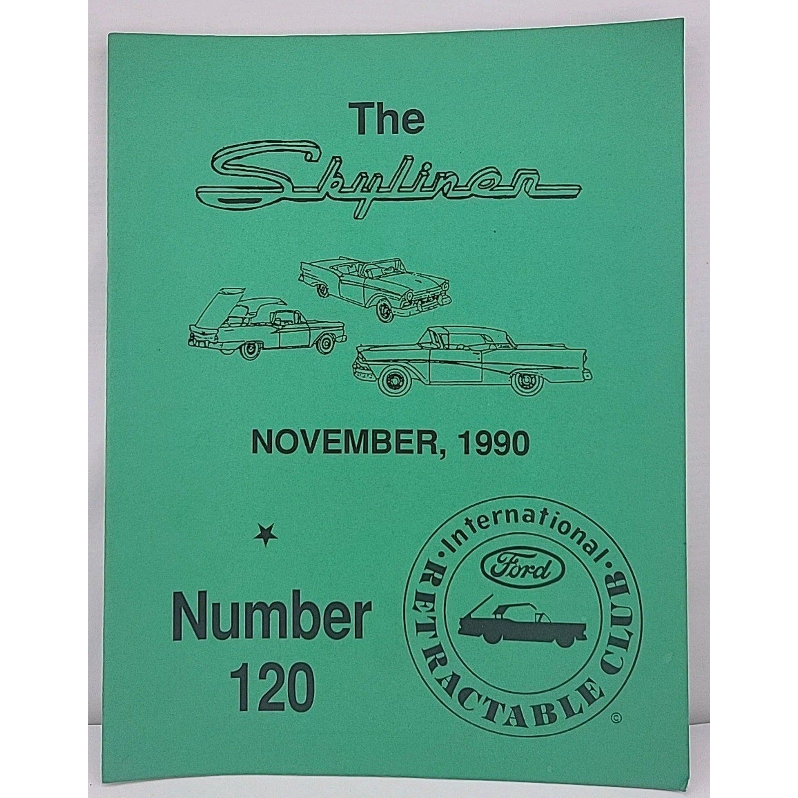 The Skyliner - International Retractable Club - November 1990 Number 120