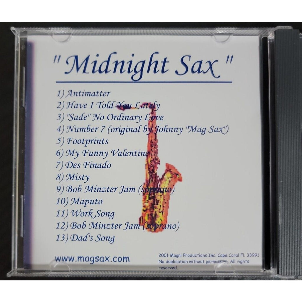 Midnight Sax With Johnny "Mag Sax" (CD)