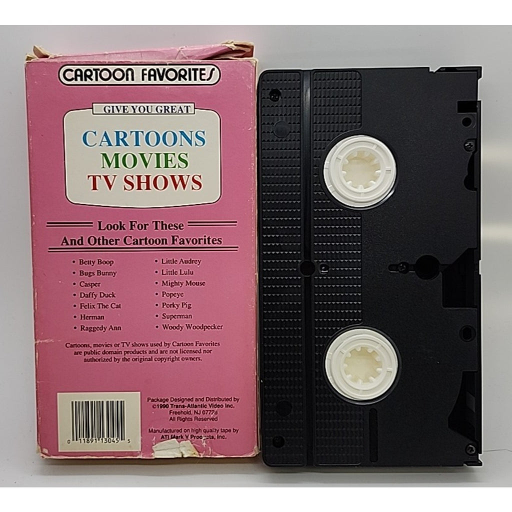 1988 Cartoon Favorites Superman (VHS)