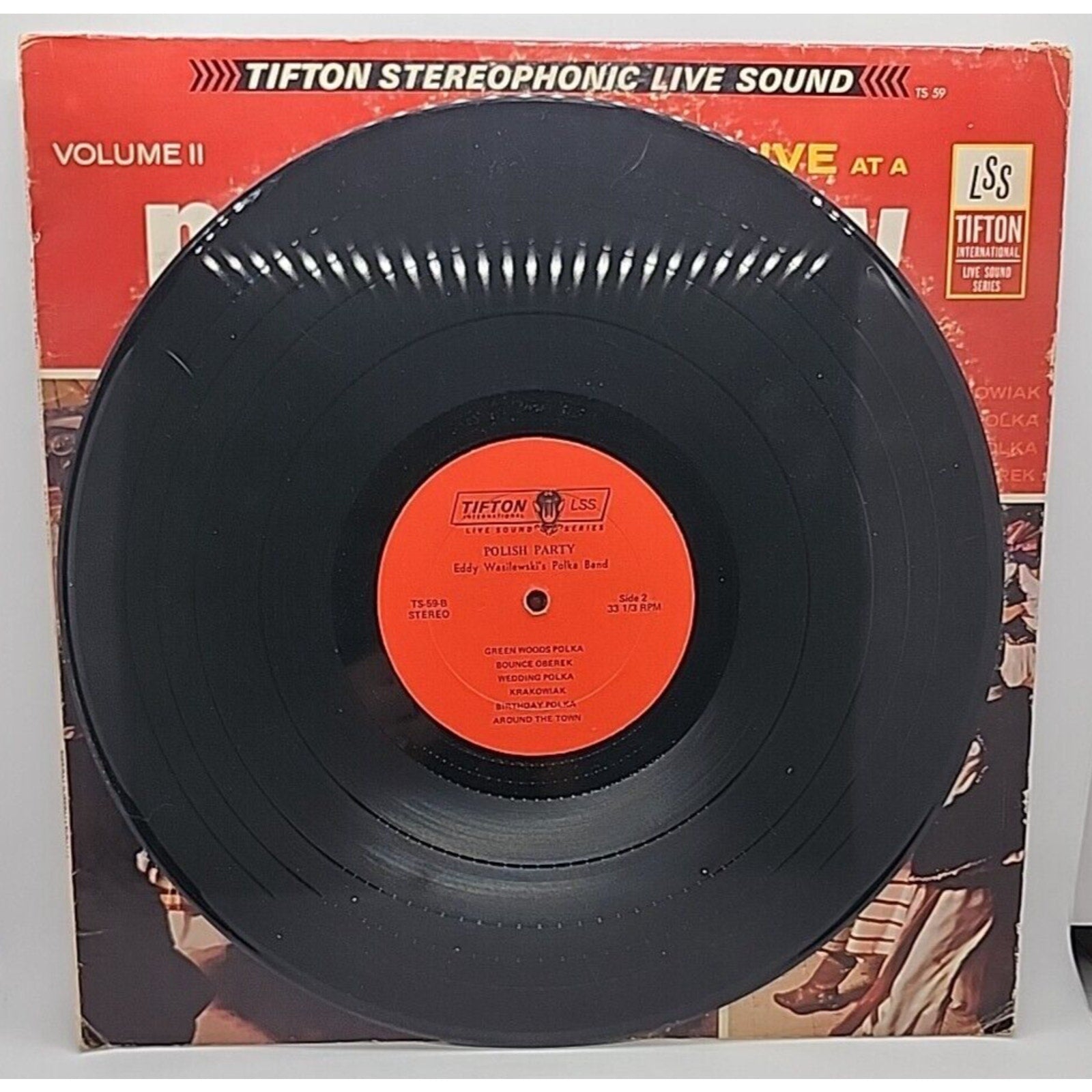 Eddy Wasilewski's Polka Band ‎– Recorded Live At A Polish Party Volume 2 Polka