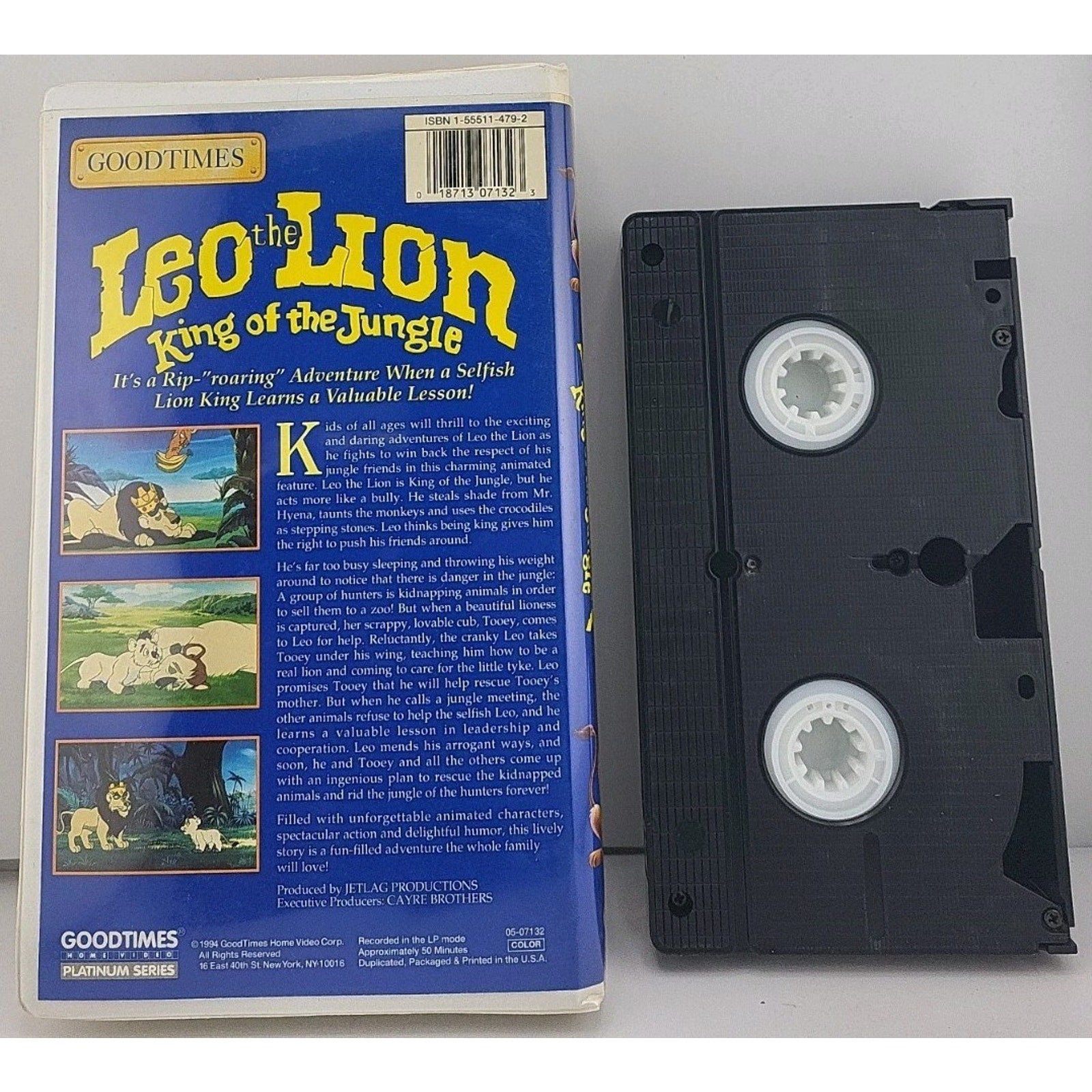 Leo the Lion, King of the Jungle (VHS, 1995)