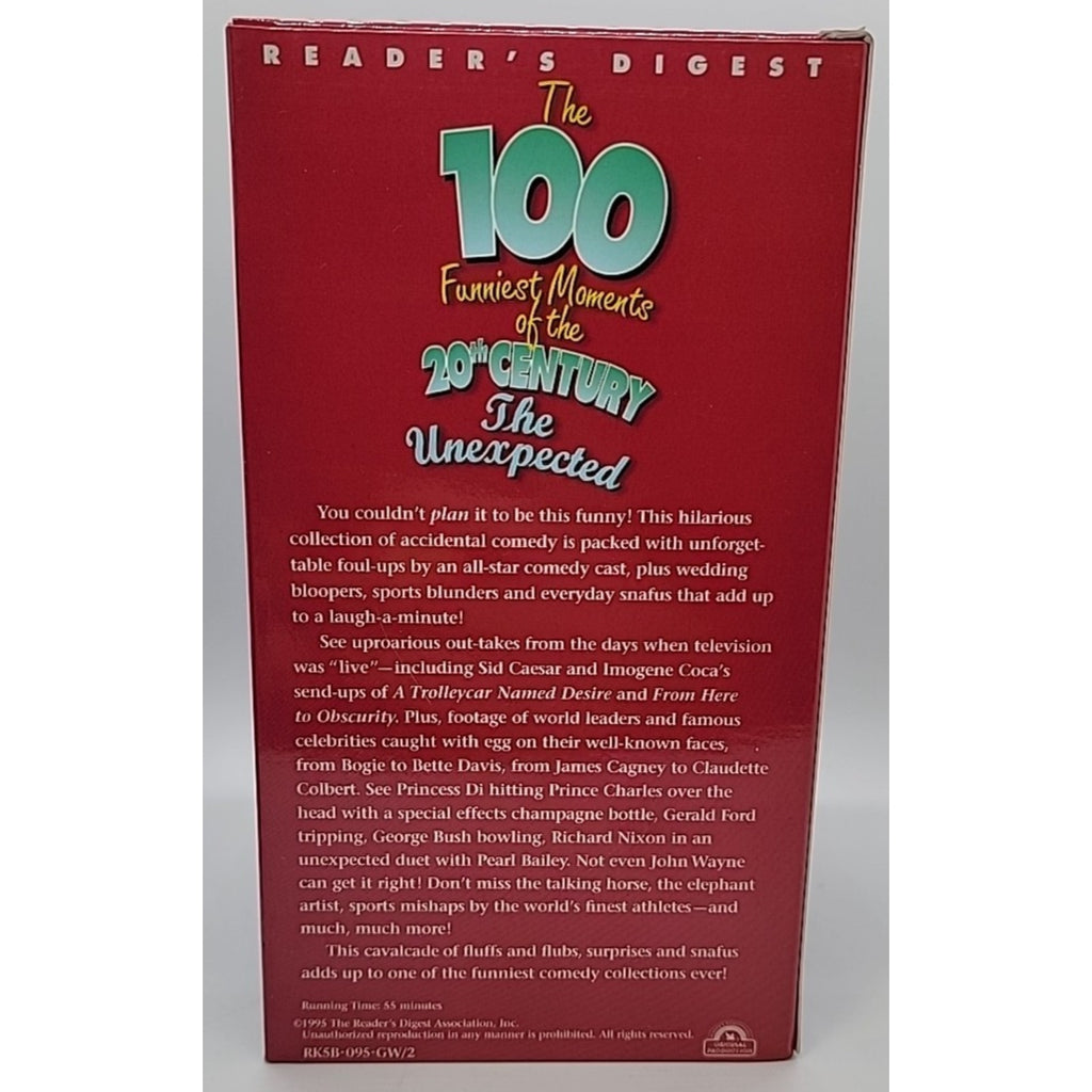 The 100 Funniest Moments of the 20th Century 3 VHS Boxed Set 1995 Readers Digest