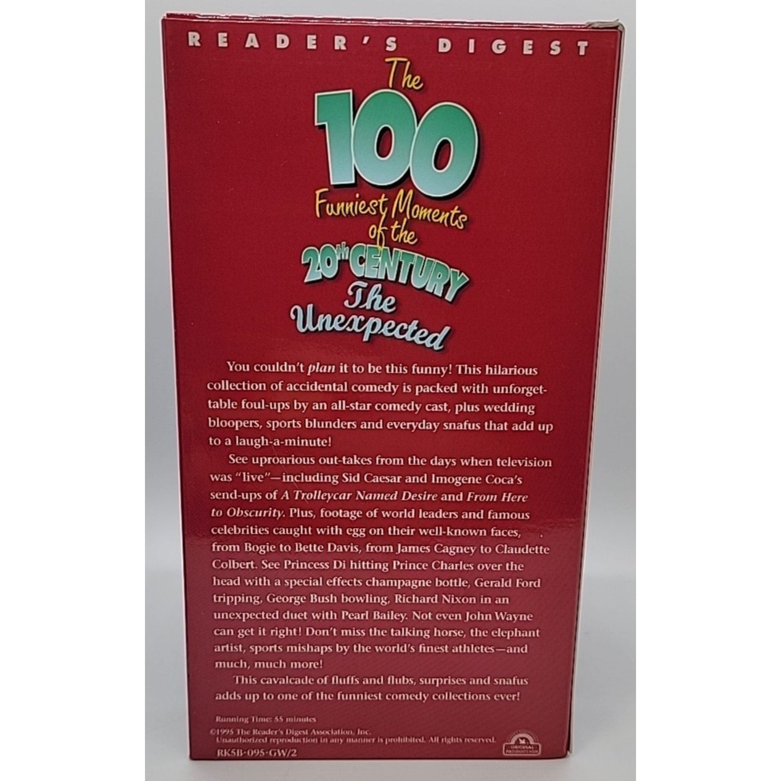 The 100 Funniest Moments of the 20th Century 3 VHS Boxed Set 1995 Readers Digest
