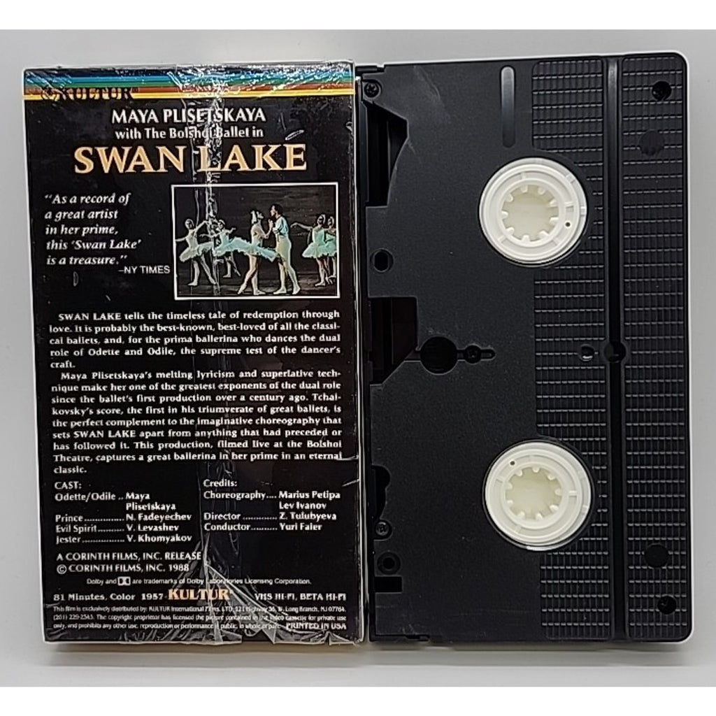 Peter Ilyich Tchaikovsky - Swan Lake (VHS, 1989)