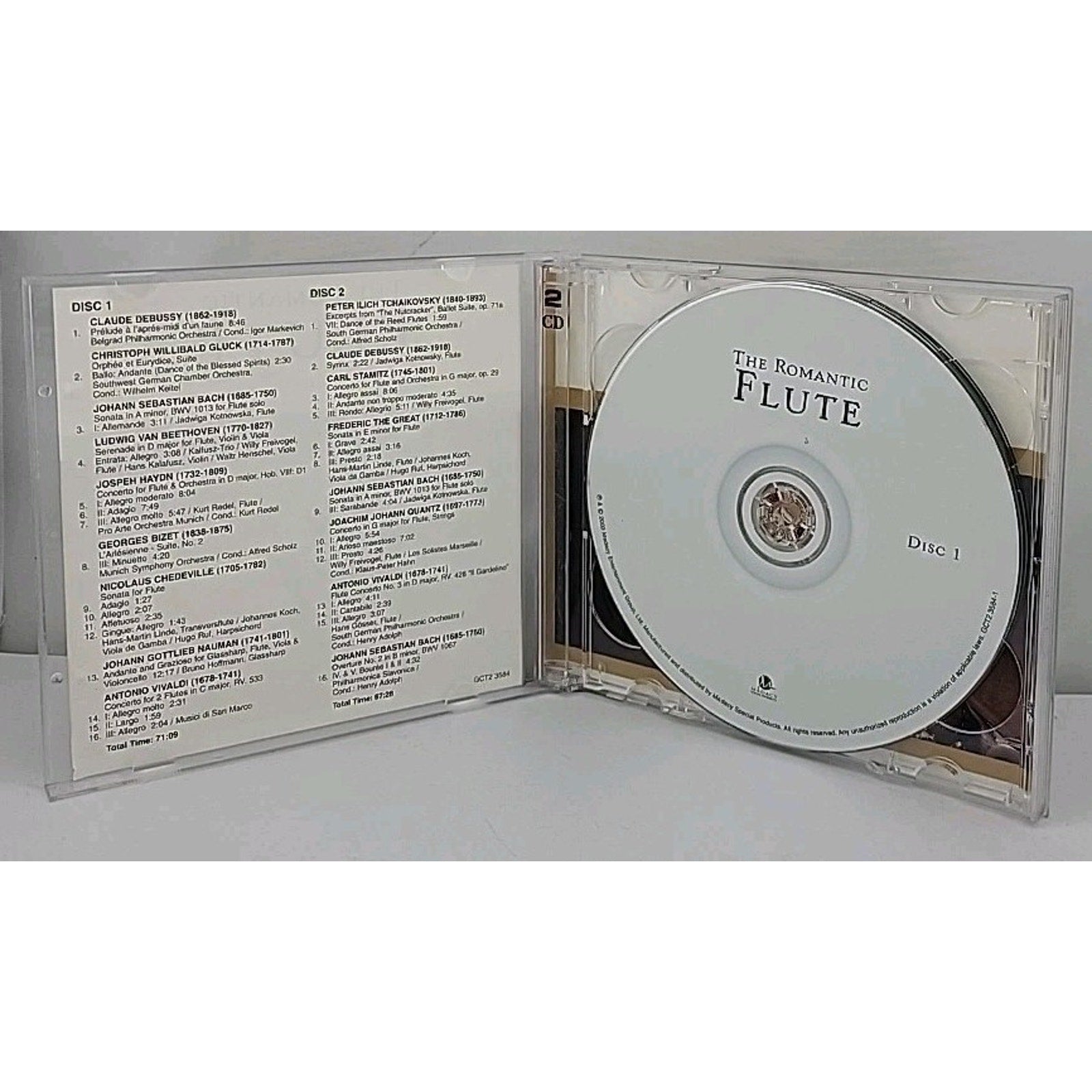 Romantic Flute by Beethoven / Haydn / Vivaldi (CD, 2004)