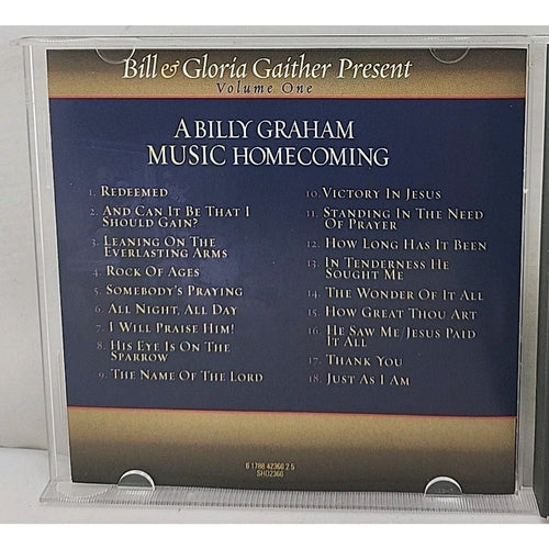 A Billy Graham Music Homecoming, Vol. 1 by Bill & Gloria Gaither (CD, 2001)