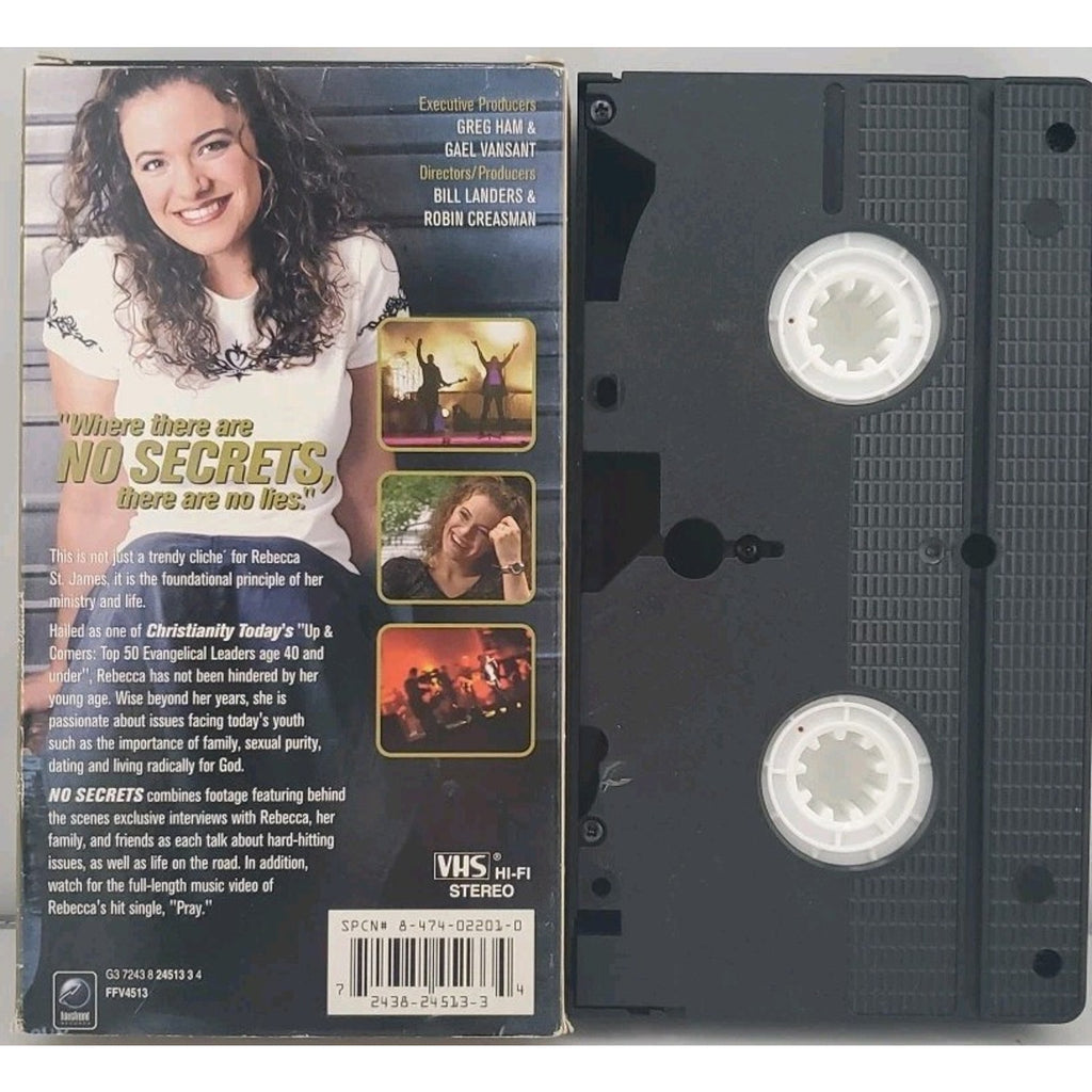 No Secrets by Rebecca St. James (VHS, Nov-1999, Forefront Records)