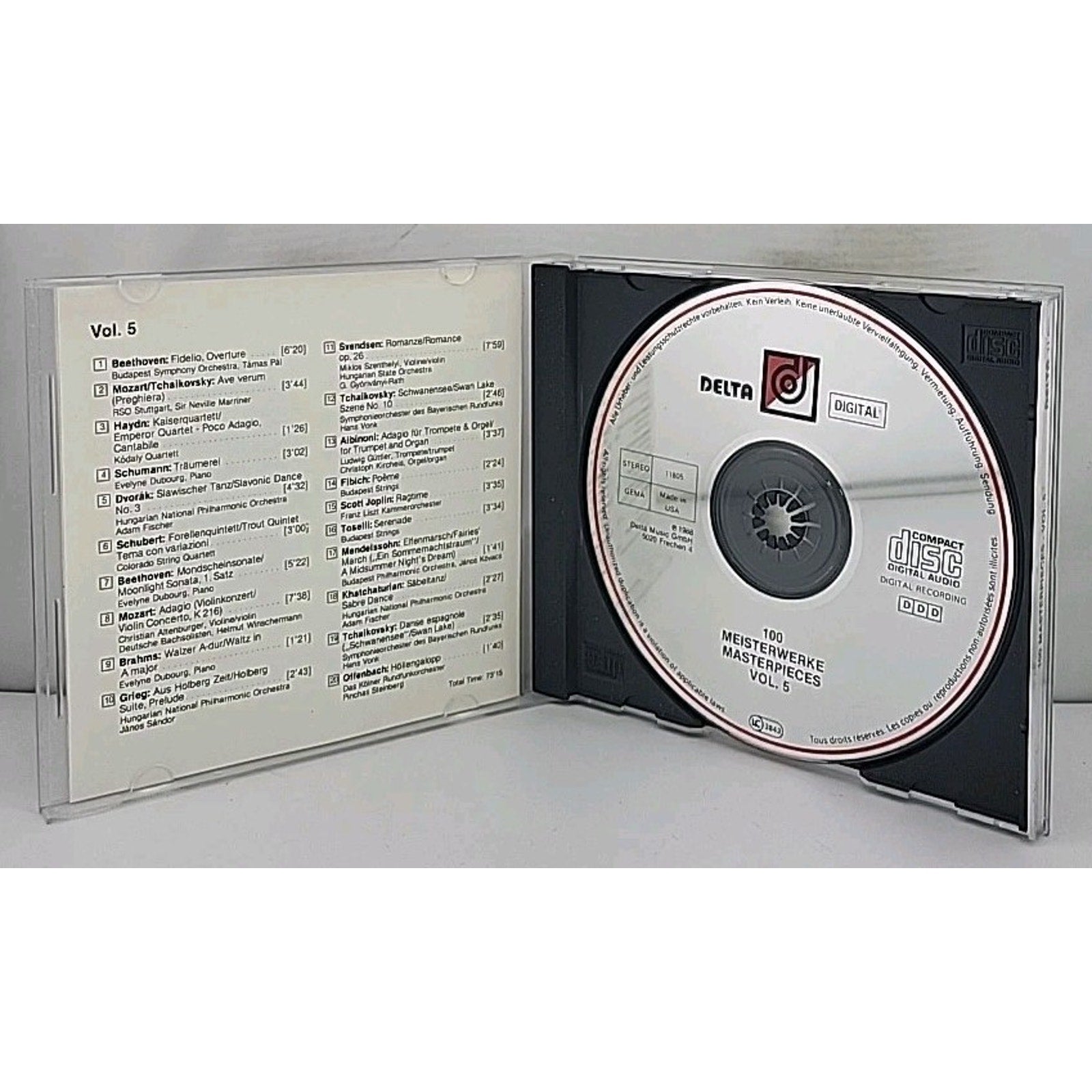 100 Masterpieces of Classical Music Cd5 Digital Recording Delta