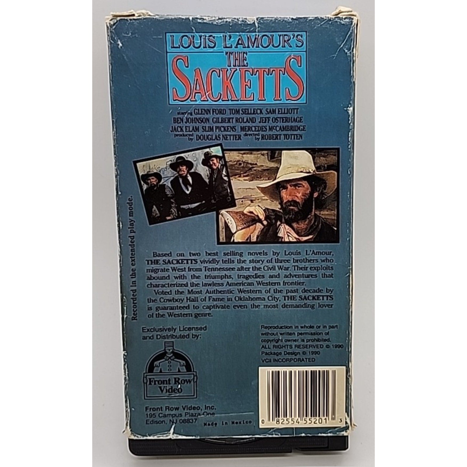 The Sackets Staring Sam Elliott (VHS, 2-Tape Set)
