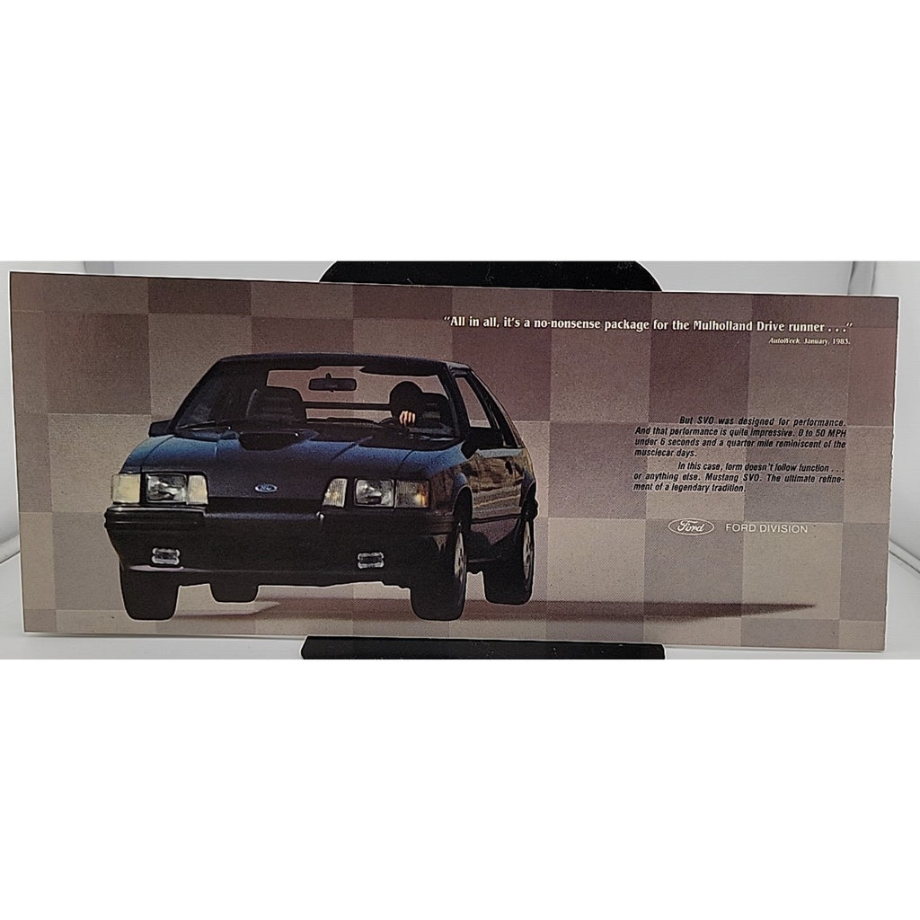 1984 Ford Mustang 20 Years Brochure