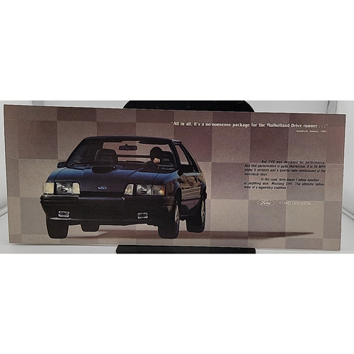 1984 Ford Mustang 20 Years Brochure