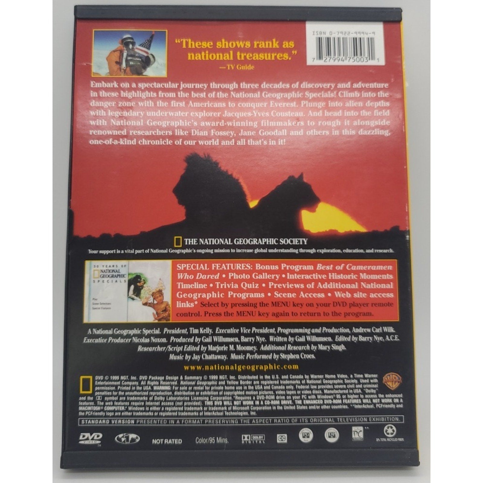 30 Years of National Geographic Specials (DVD)