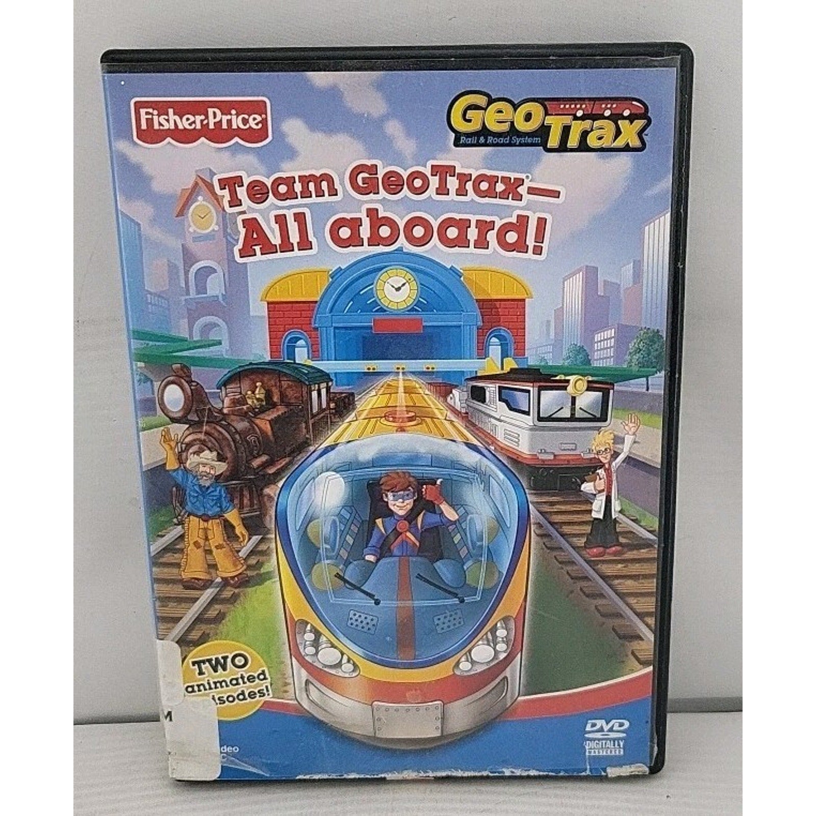 GeoTrax: Team Geo Trax - All Aboard (DVD, 2 episodes, Fisher-Price) Cartoon