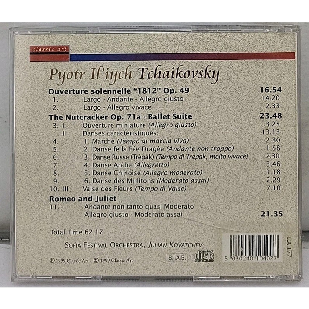 Pyotr Il'iych Tchaikovsky - "1812" - The Nutcracker - Romeo & Juliet - CD