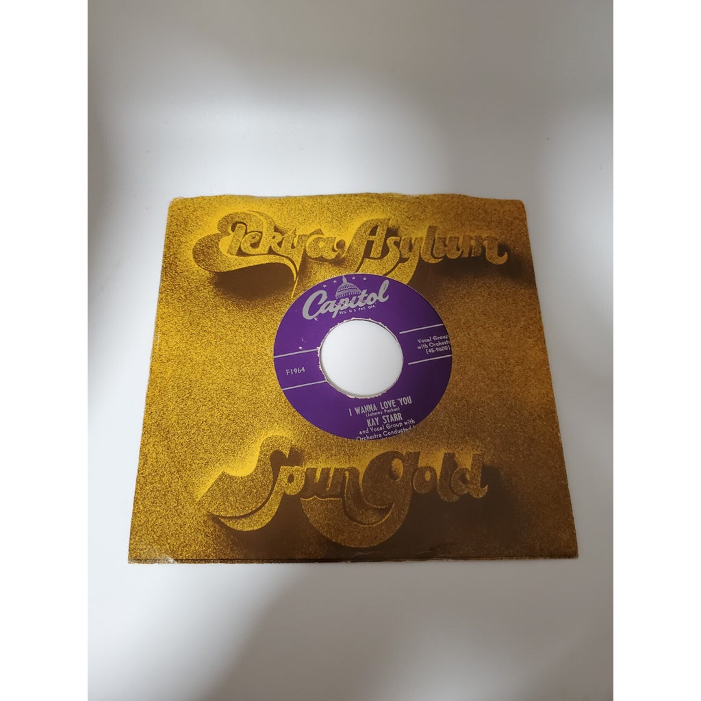 Kay Starr - I Wanna Love You - 45RPM Record - Singles