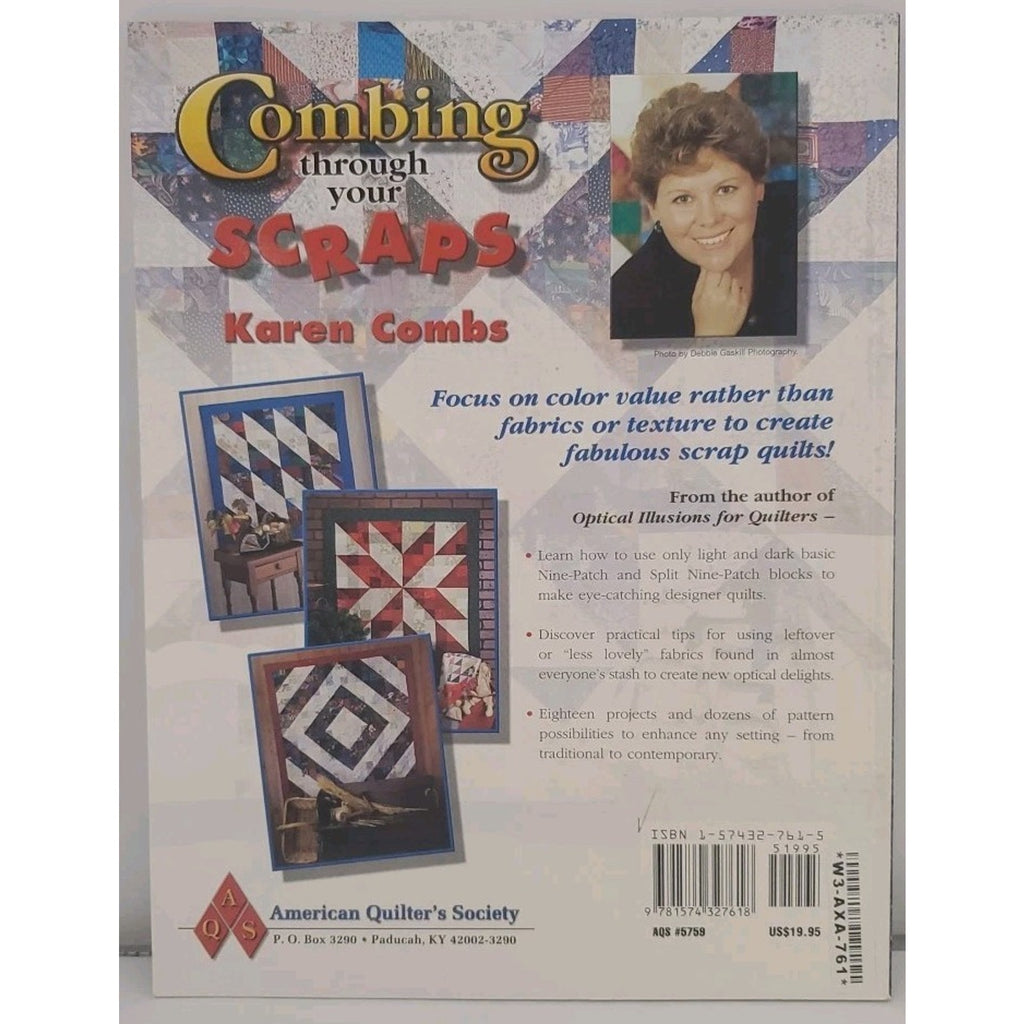 Combing Through Your Scraps by Karen Combs and Marjorie L. Russell (2000, Trade