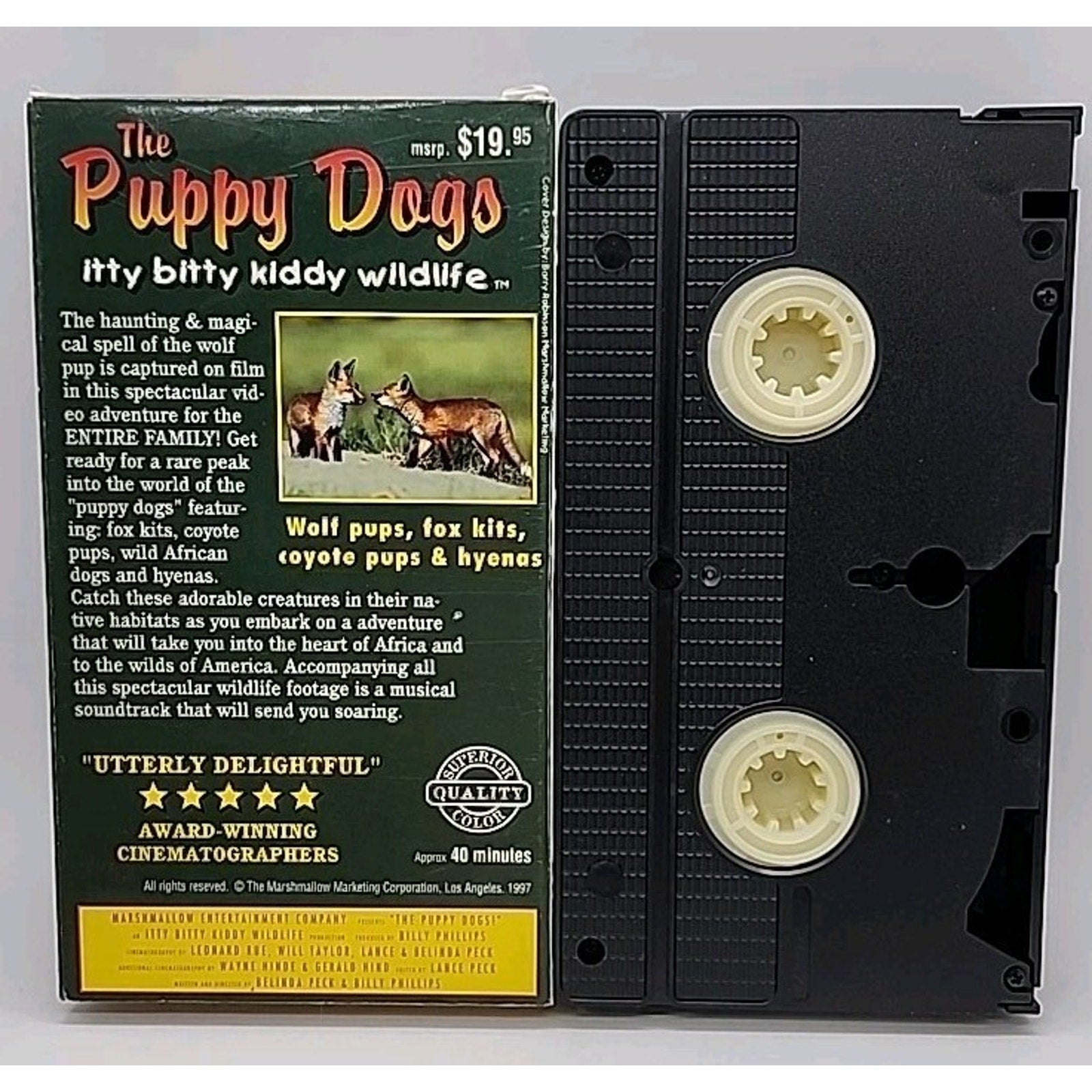 The Puppy Dogs - Itty Bitty Kiddy Wildlife (VHS)