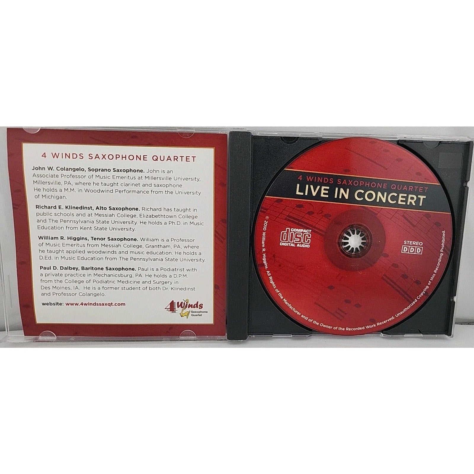 Live in Concert - 4 Winds Saxophone Quartet (CD)