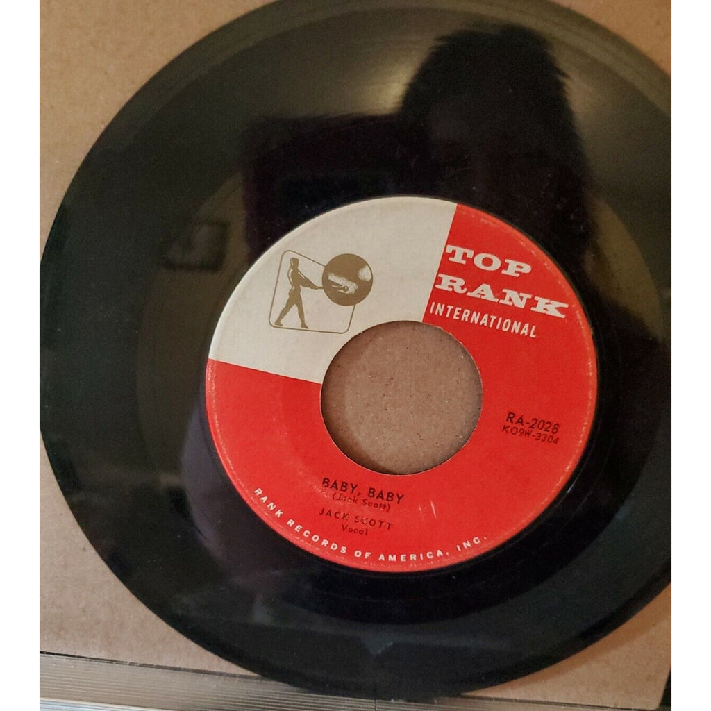 JACK SCOTT / What In The World's Come Over You - Baby, Baby / Top Rank 45rpm