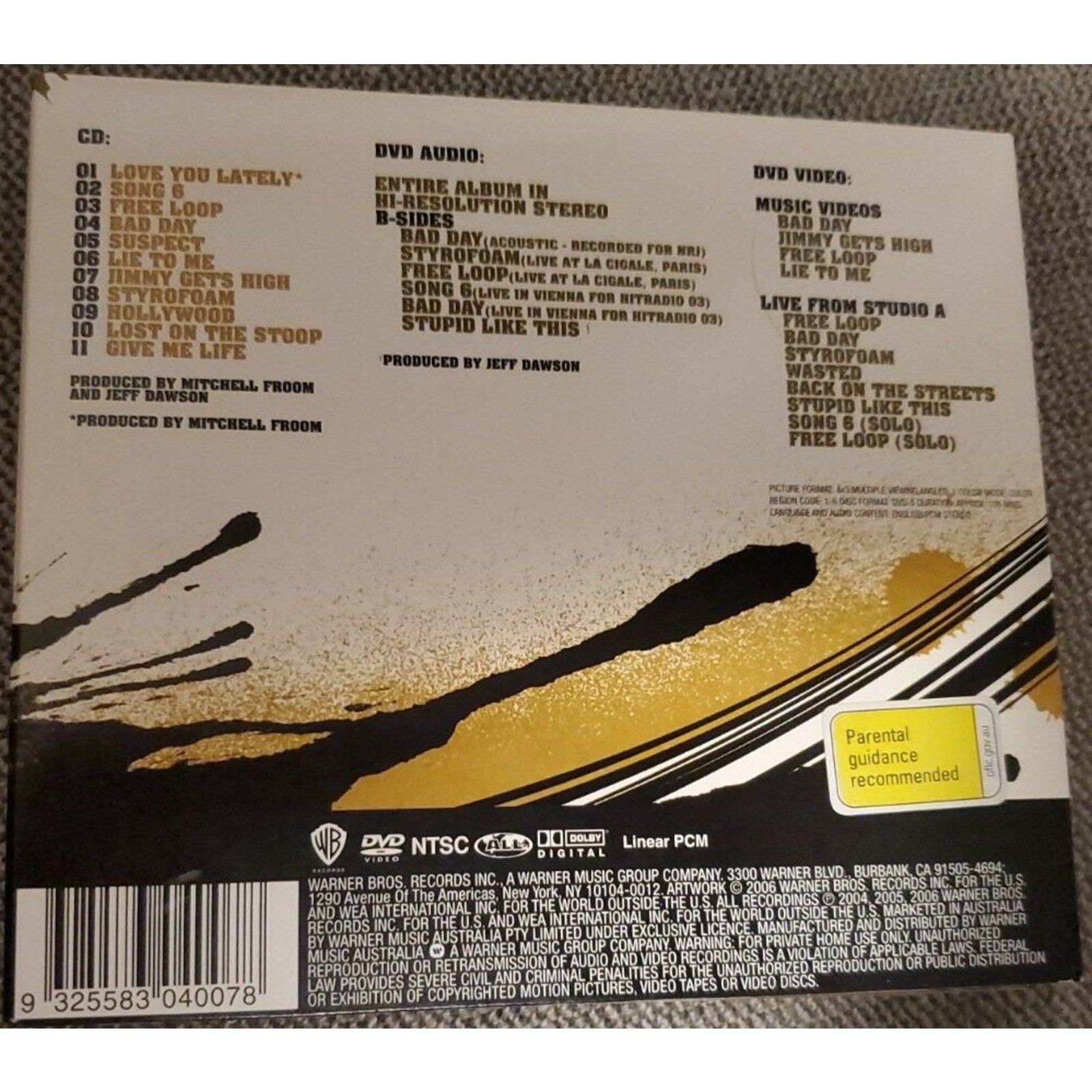Daniel Powter by Daniel Powter (CD/DVD, 2007)
