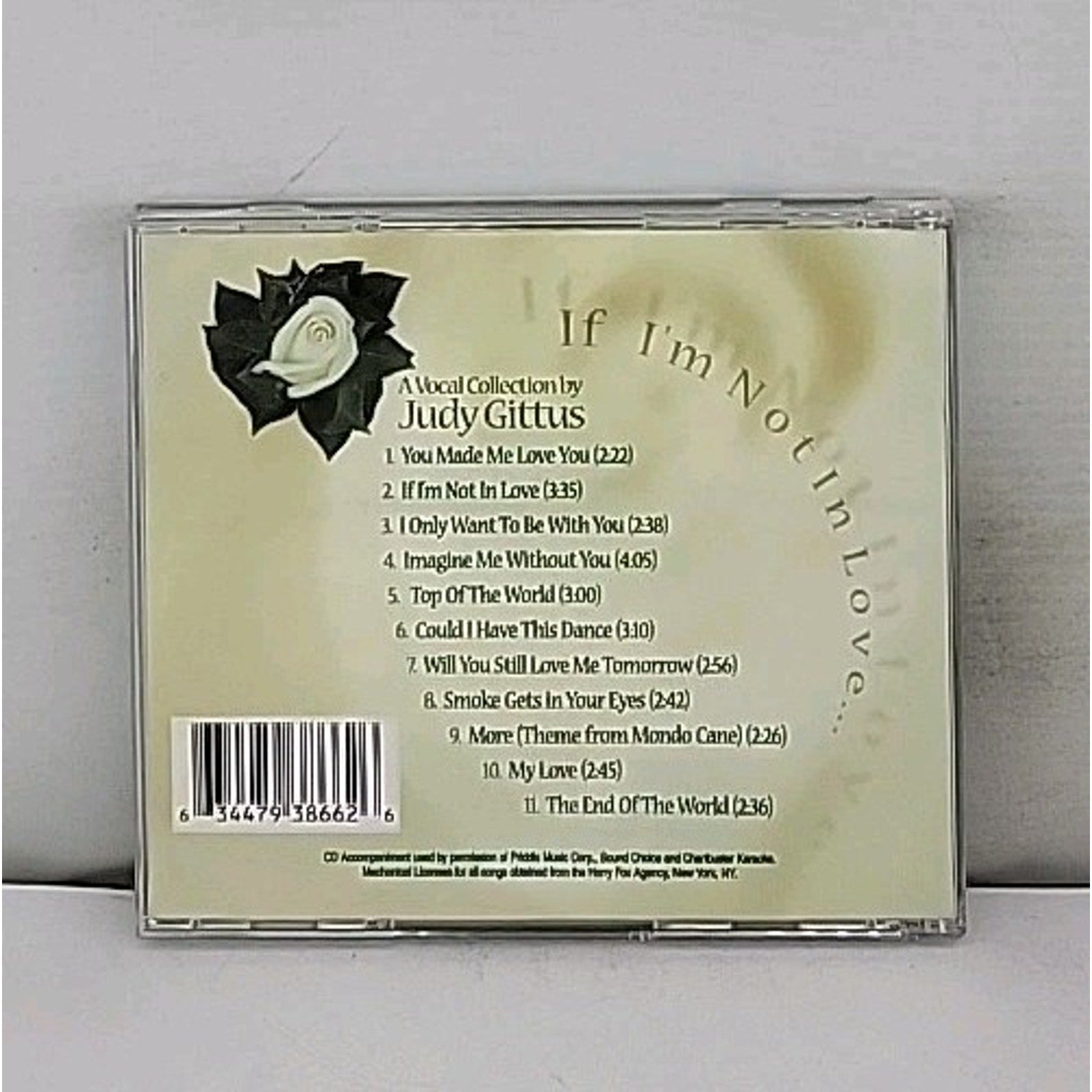 If I'm Not in Love by Judy Gittus (CD, 2002)