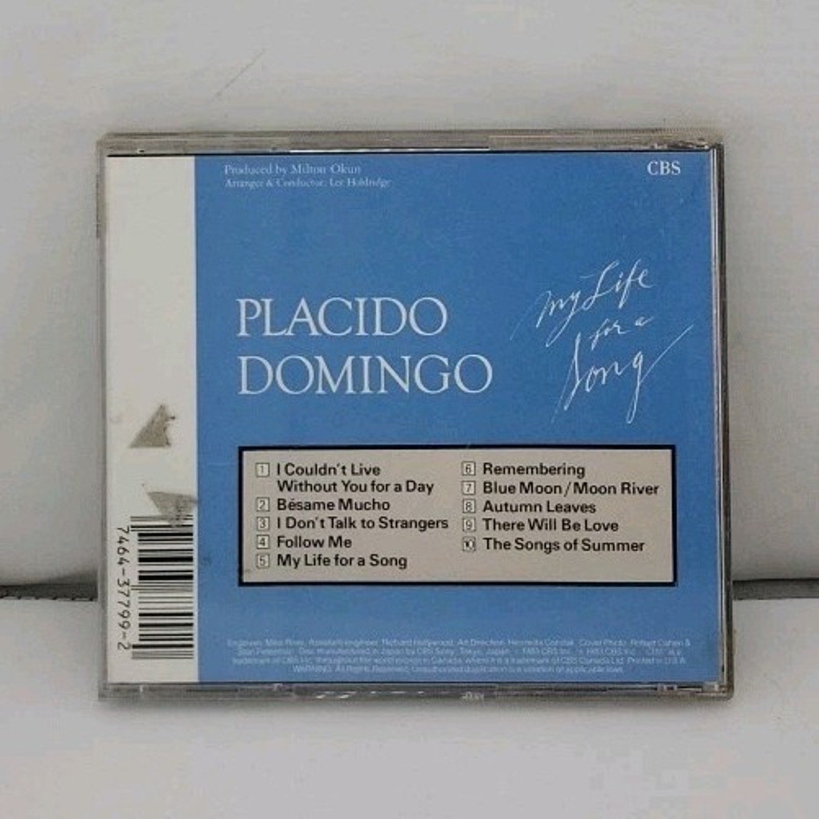 My Life for a Song by Plácido Domingo (Tenor Vocals) (CD, Apr-1984, CBS...