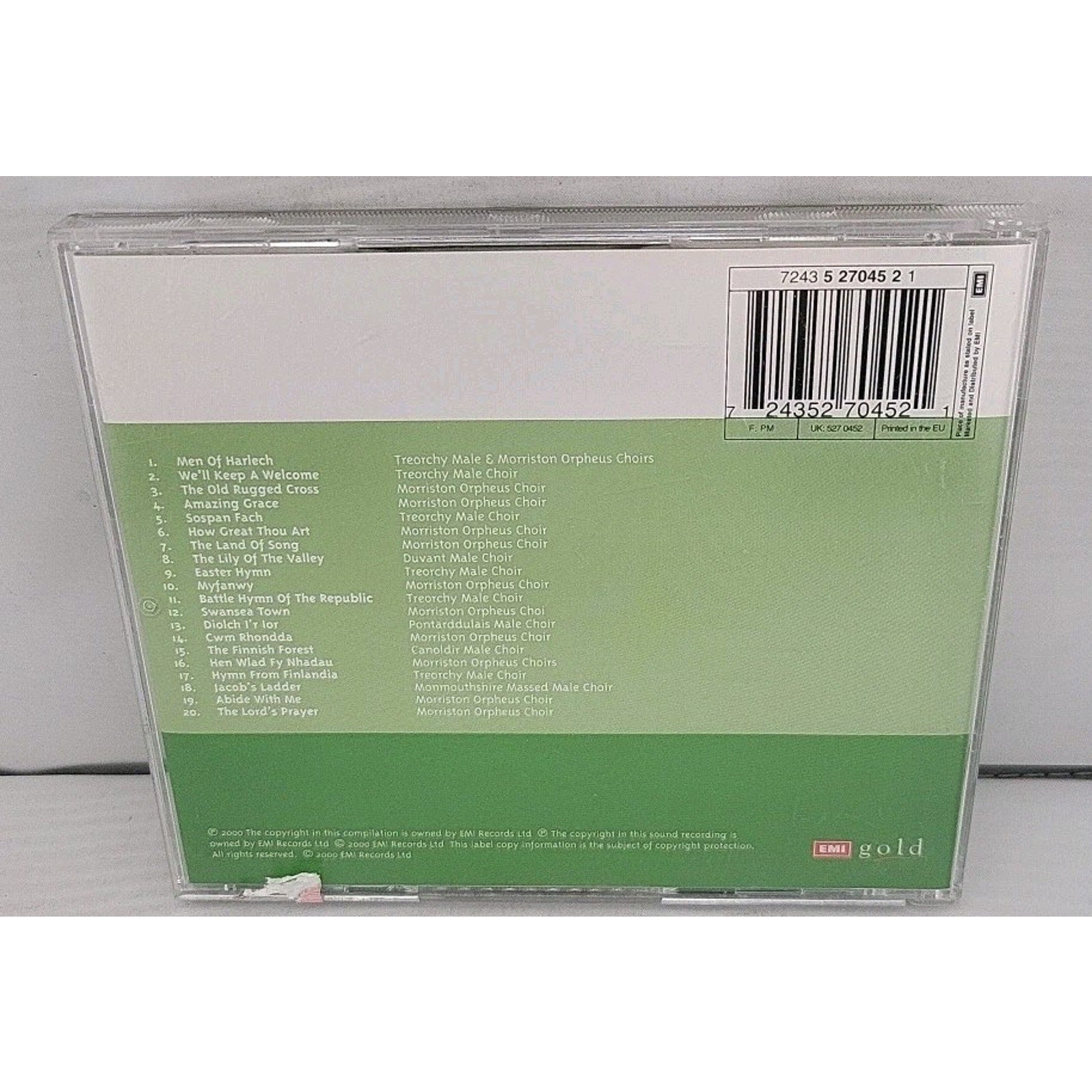 Favourite Welsh Choirs by Various (CD, 2002)