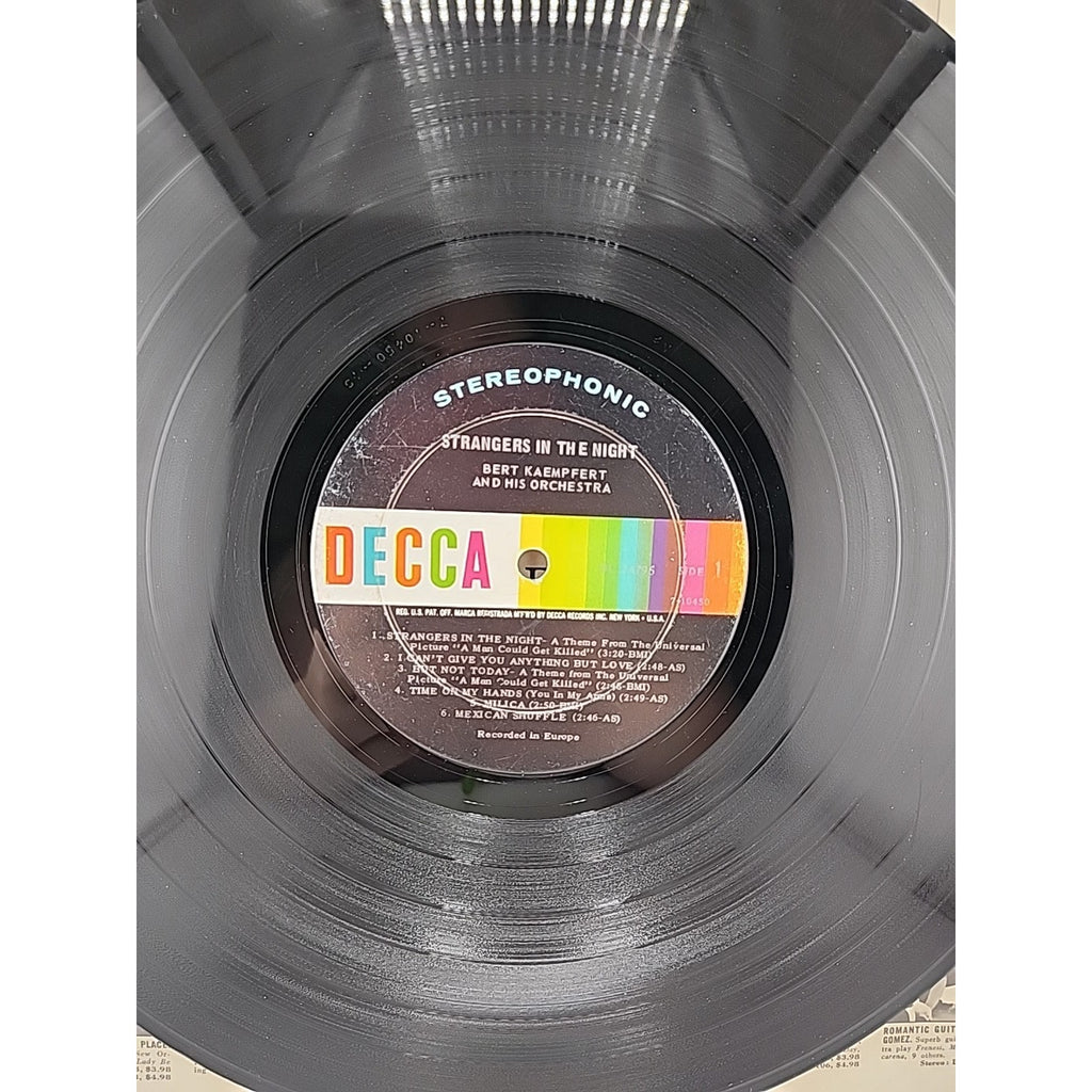 Bert Kaempfert & his Orchestra -Strangers in the Night Vinyl Record LP