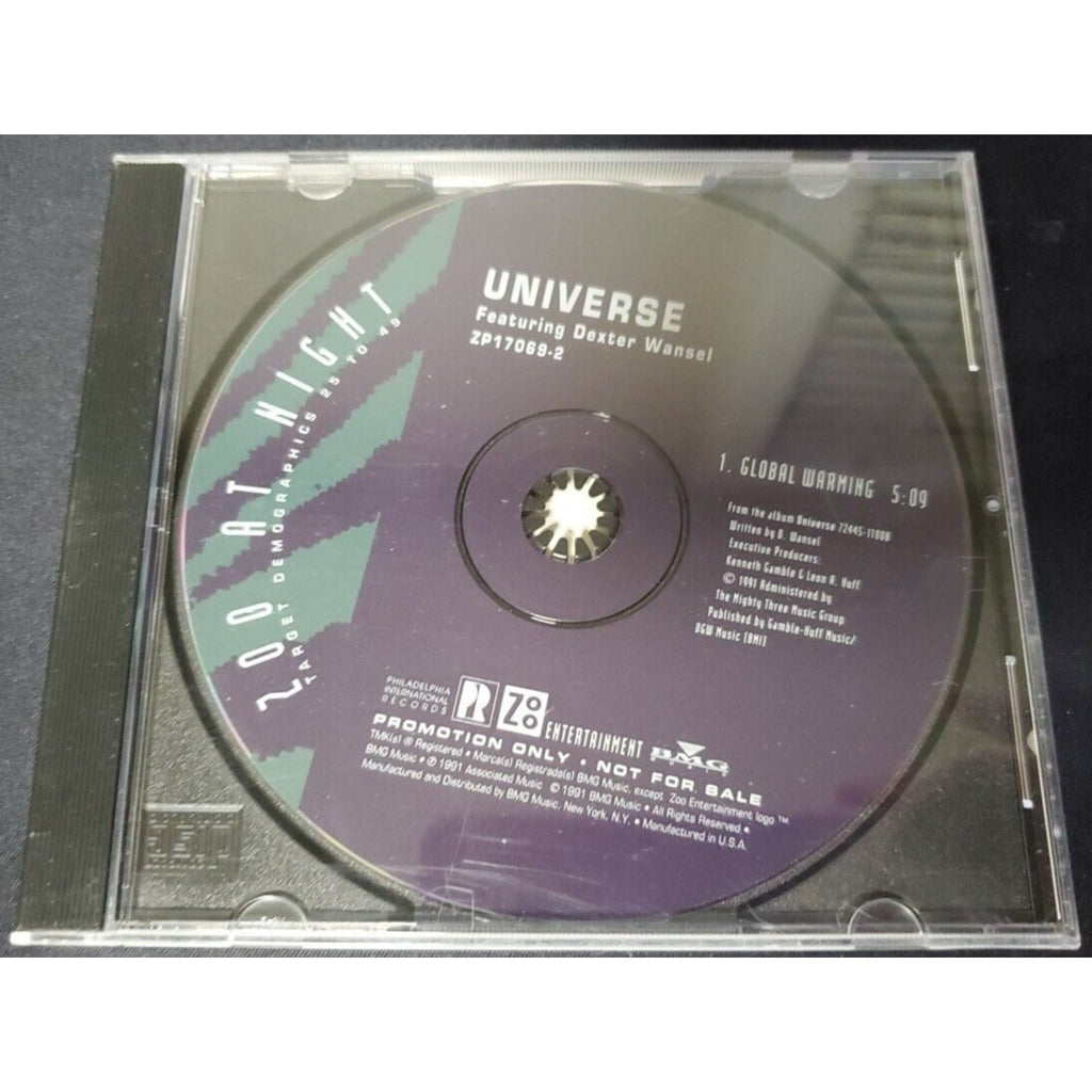 Universe Featuring Dexter Wansel Global Warming (CD) - Single