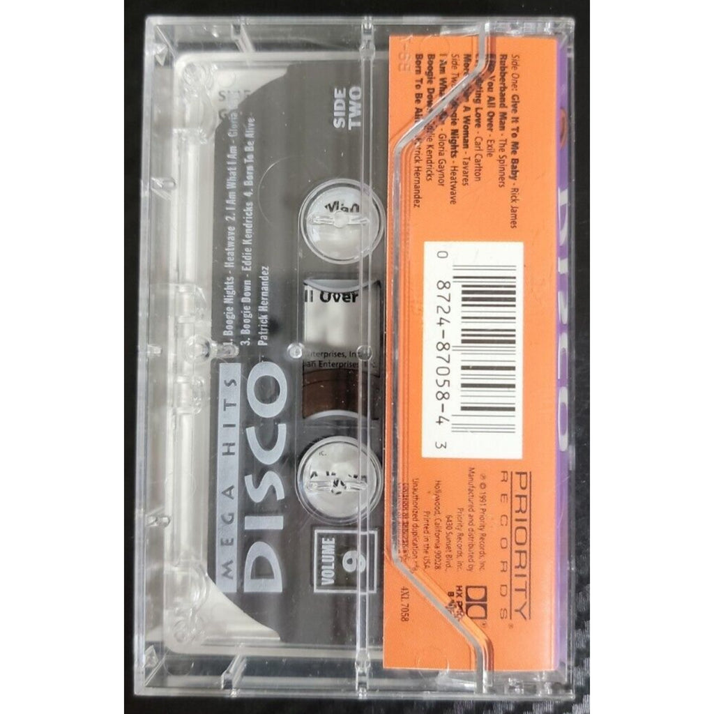 Mega Hits Dance Classics, Vol. 9 by Various Artists (Cassette, Priority Records)