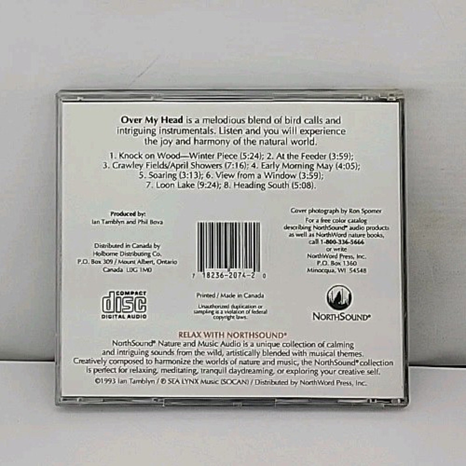 Ian Tamblyn - Over My Head CD 1993 NorthSound New Age Nature Sounds