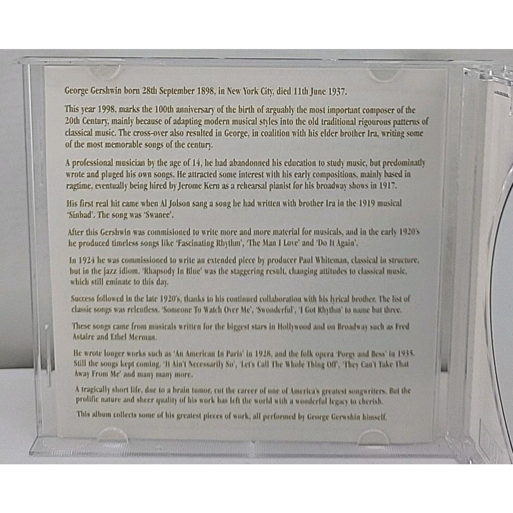Gershwin Plays Gershwin (CD)