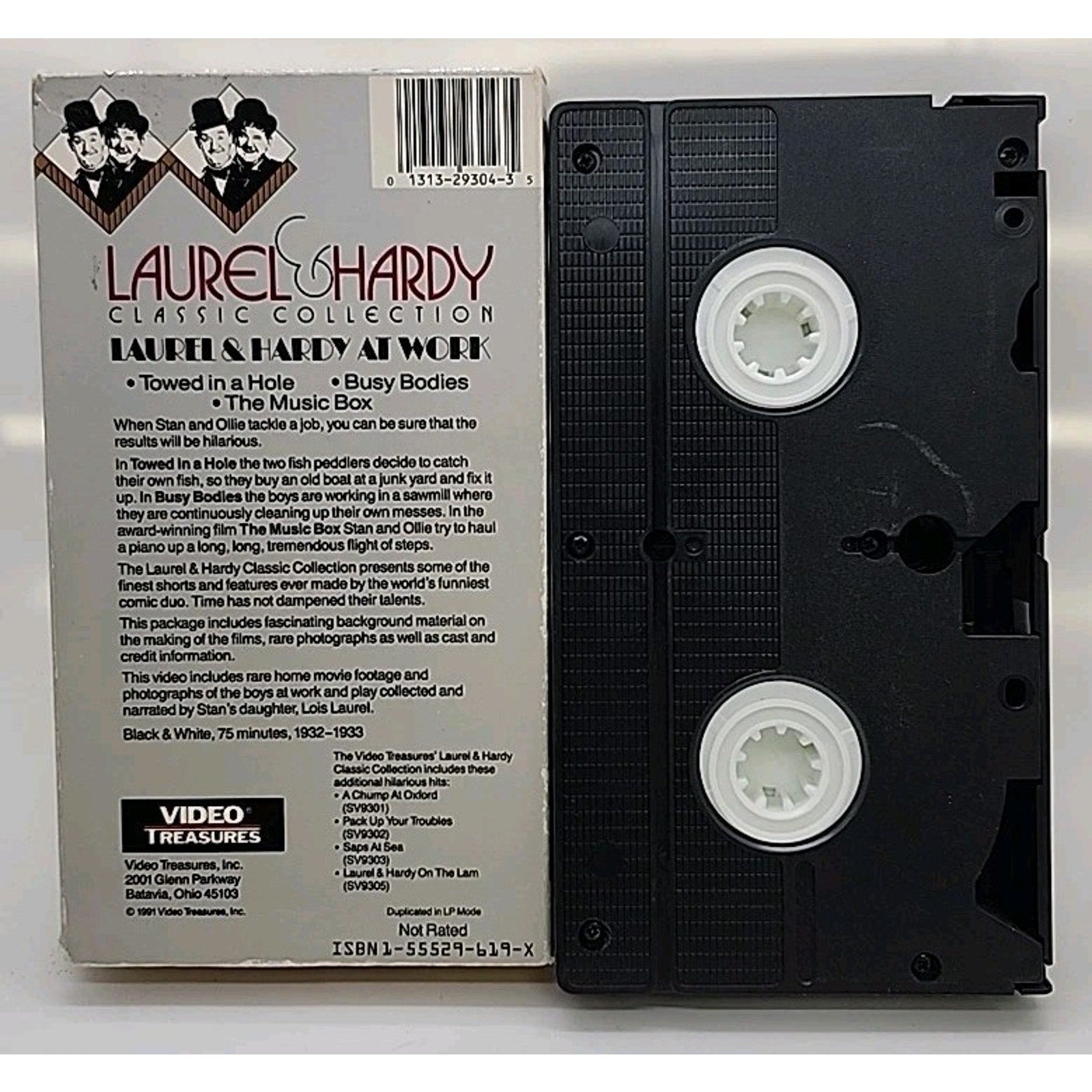 Laurel and Hardy - At Work (VHS, 1991)
