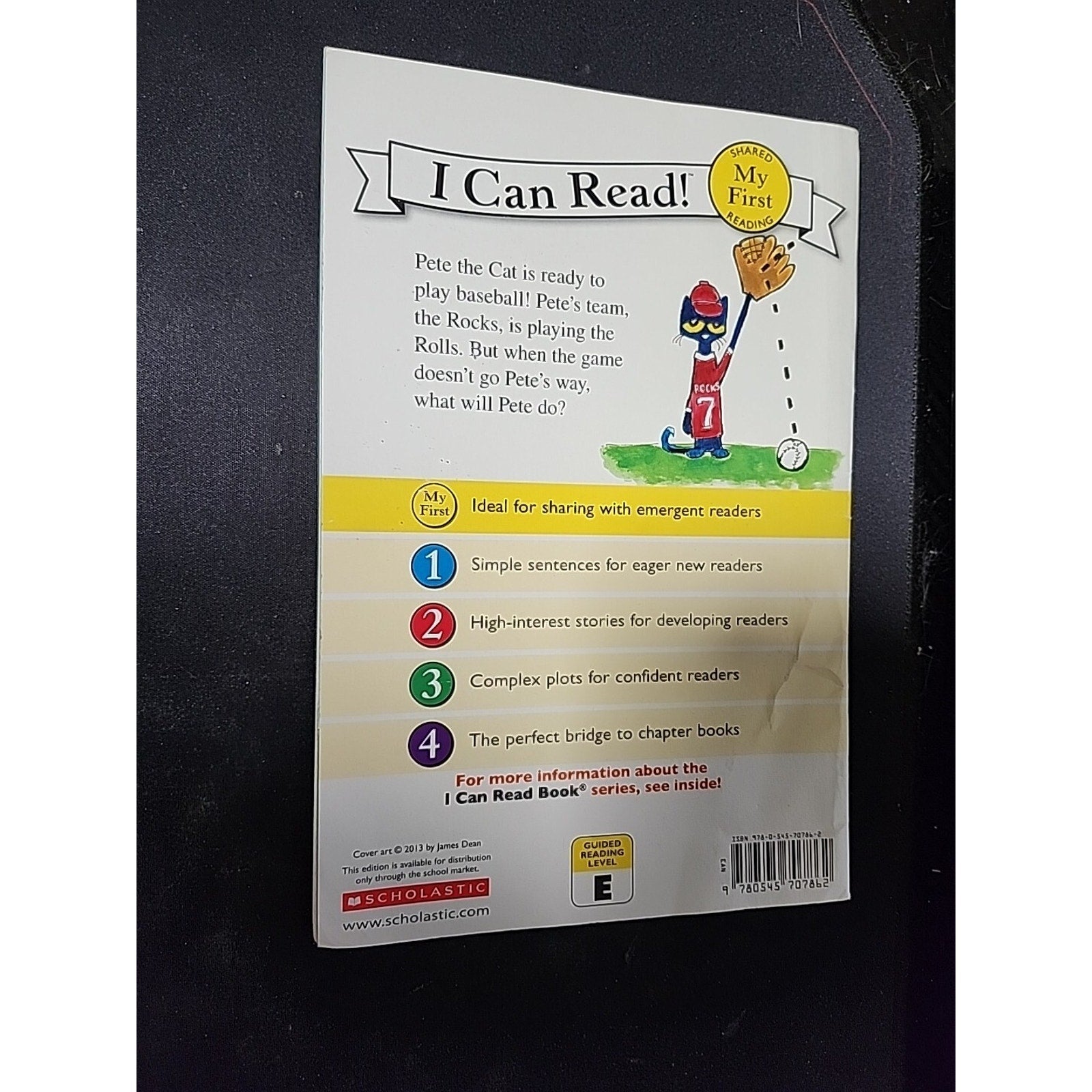 Pete the Cat Play Ball James Dean My First I Can Read Paperback Book