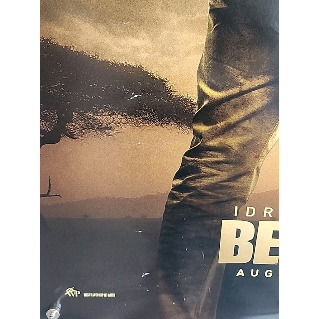 Beast Official Original Movie Poster 27X40 Double Sided Idris Elba 2022